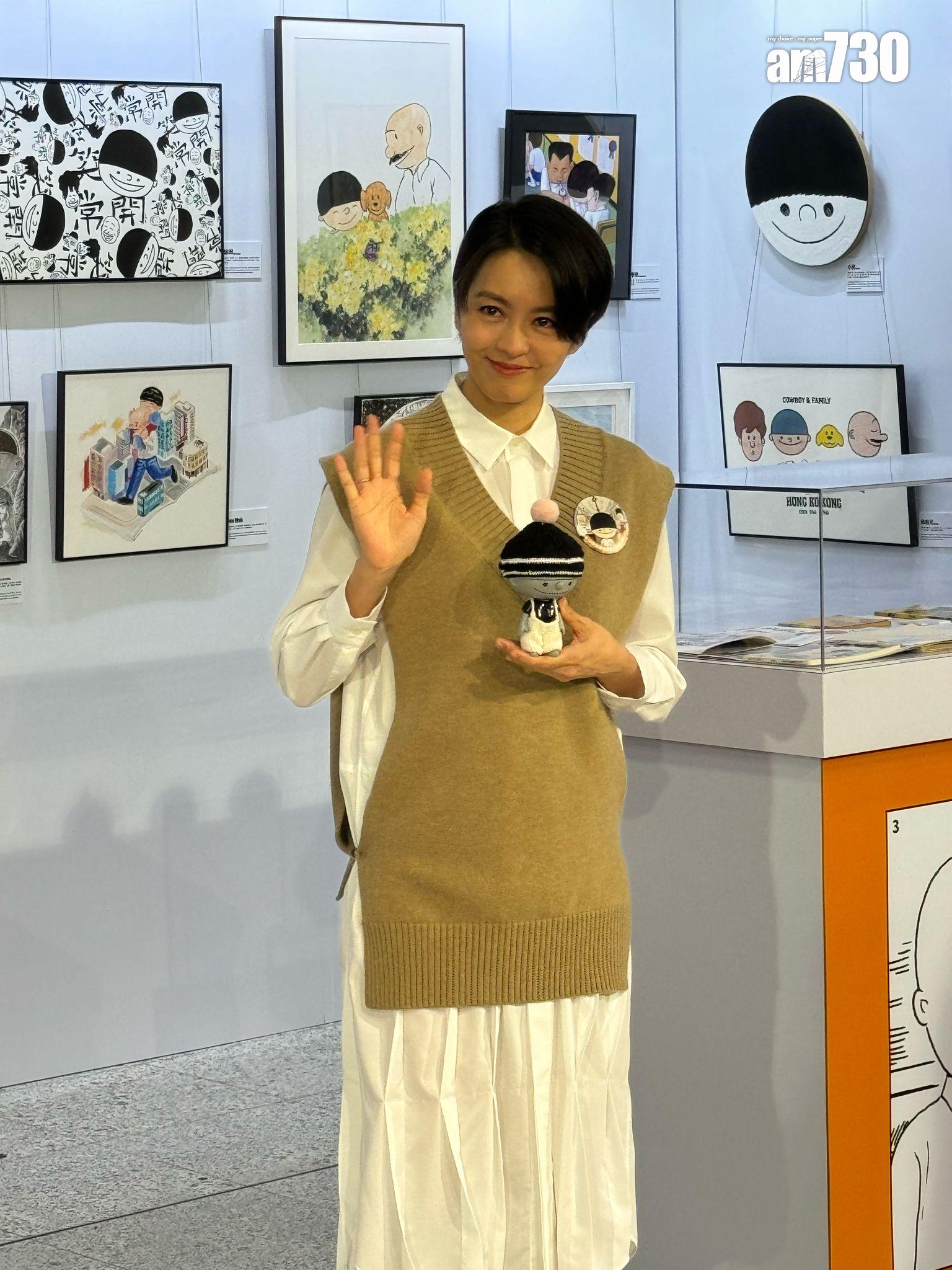 梁詠琪分享對「牛仔」的兒時回憶。 (娛樂組攝)