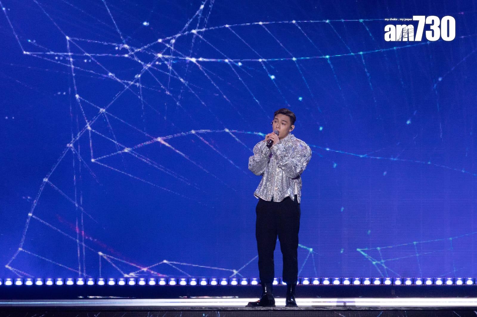 MC張天賦對於首踏啟德體育園獻唱,自言是最緊張一次表演。 (蘇文傑攝)