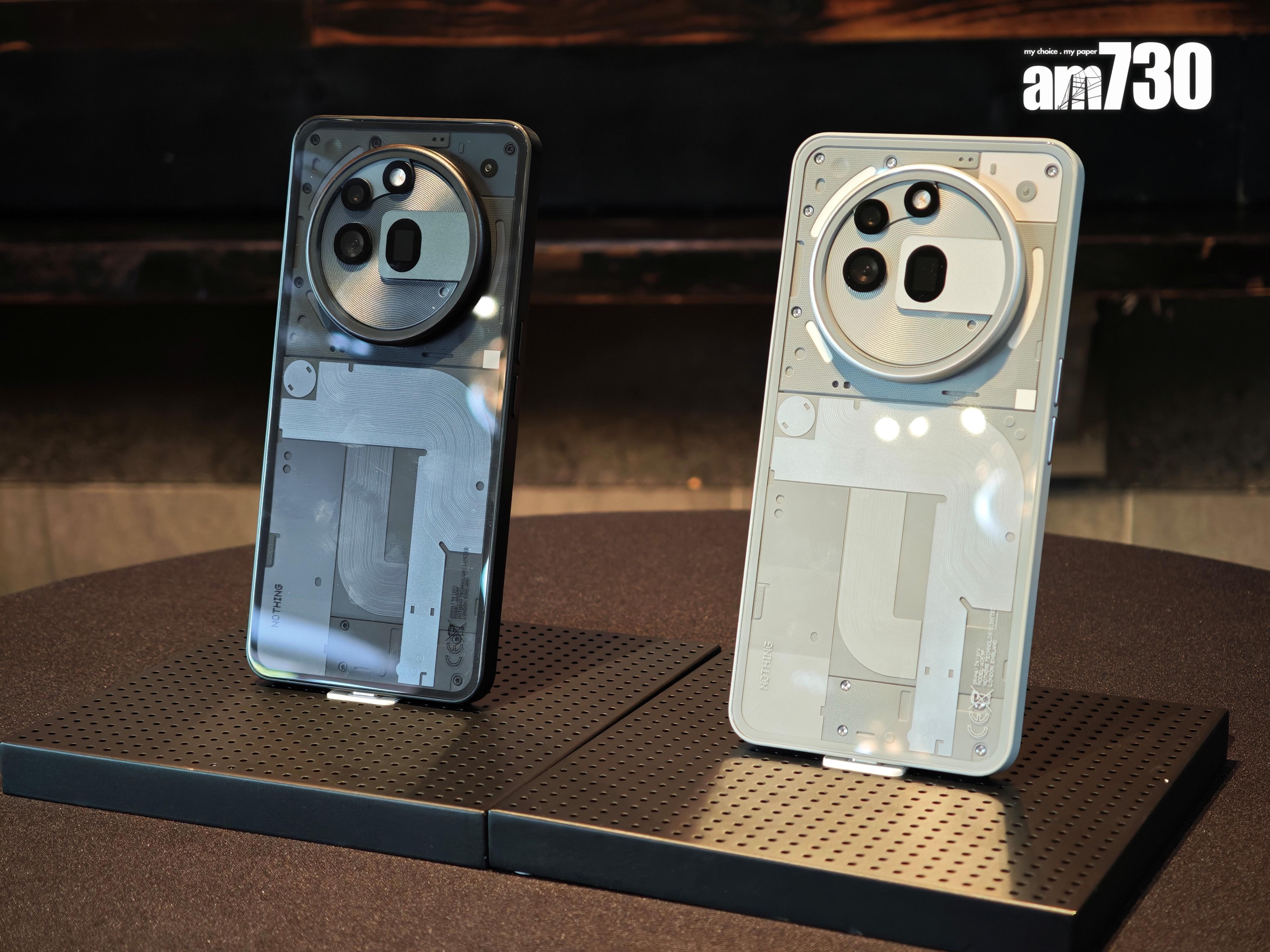 Nothing Phone (3a) Pro相機模組變成圓形,並有三鏡配置。