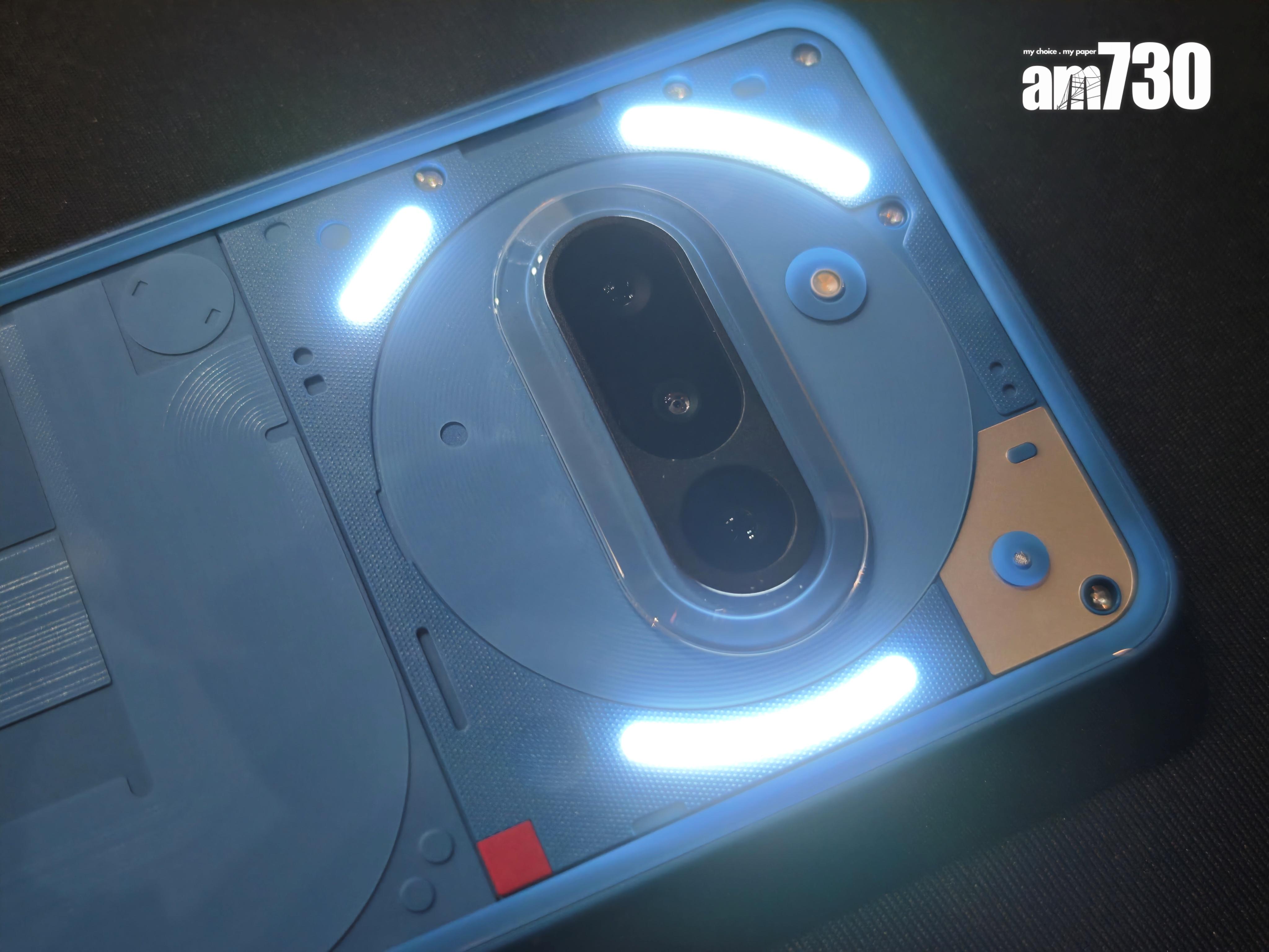 Nothing Phone (3a) 相機升級,並繼續有標誌性的Glyph燈效。