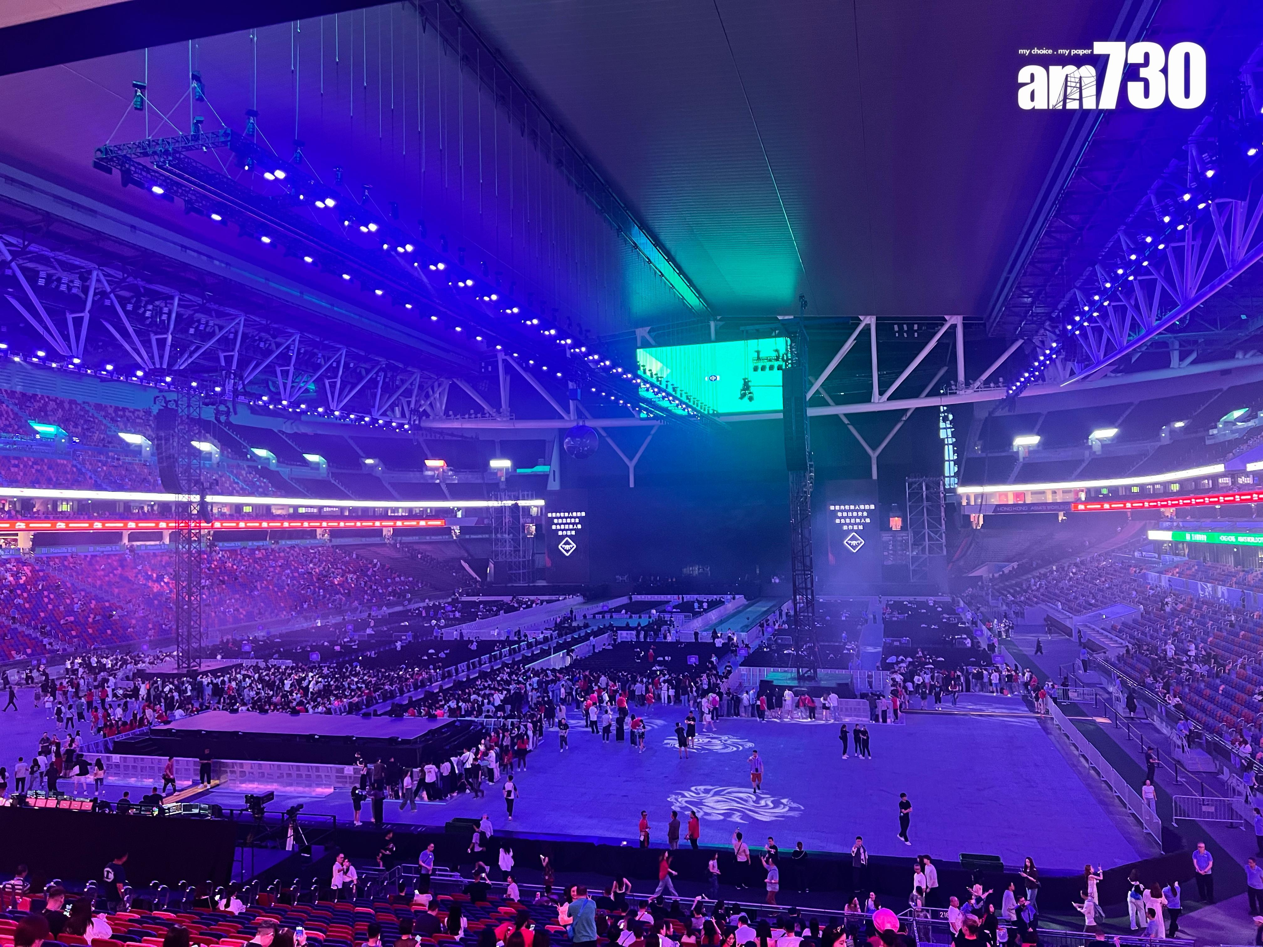 場內視線受阻位置不算嚴重。 (娛樂組攝)