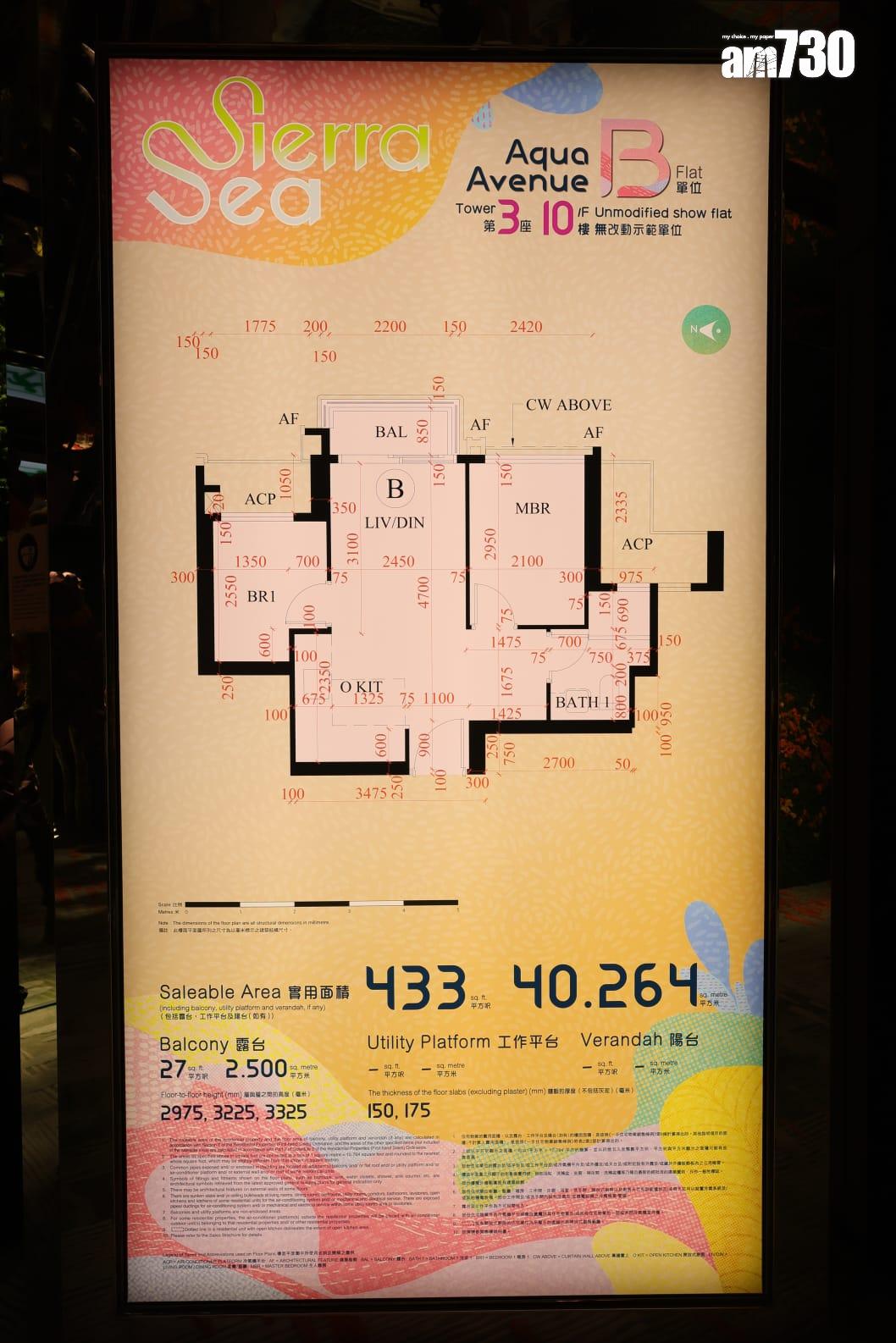 SIERRA SEA示範單位|433呎兩房 間隔寬闊實用 切合家庭客需要(多圖有片)|西沙新盤