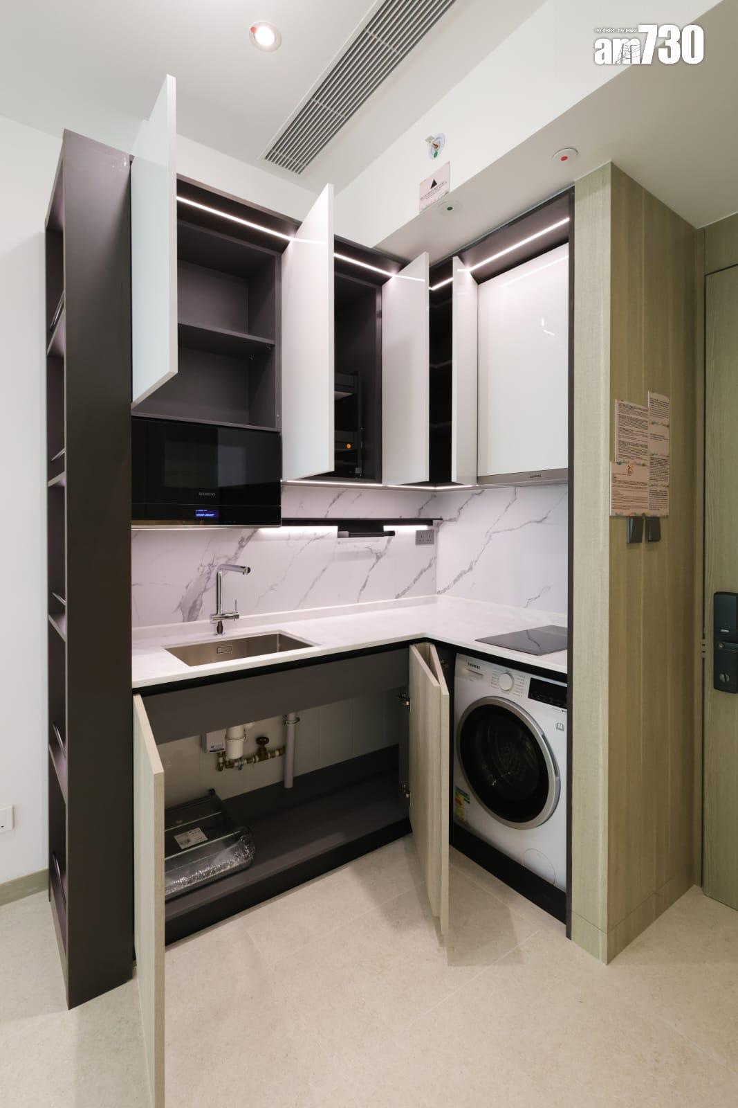 SIERRA SEA示範單位|301呎一房套廁設計 妥善安排收納空間(多圖有片)|西沙新盤