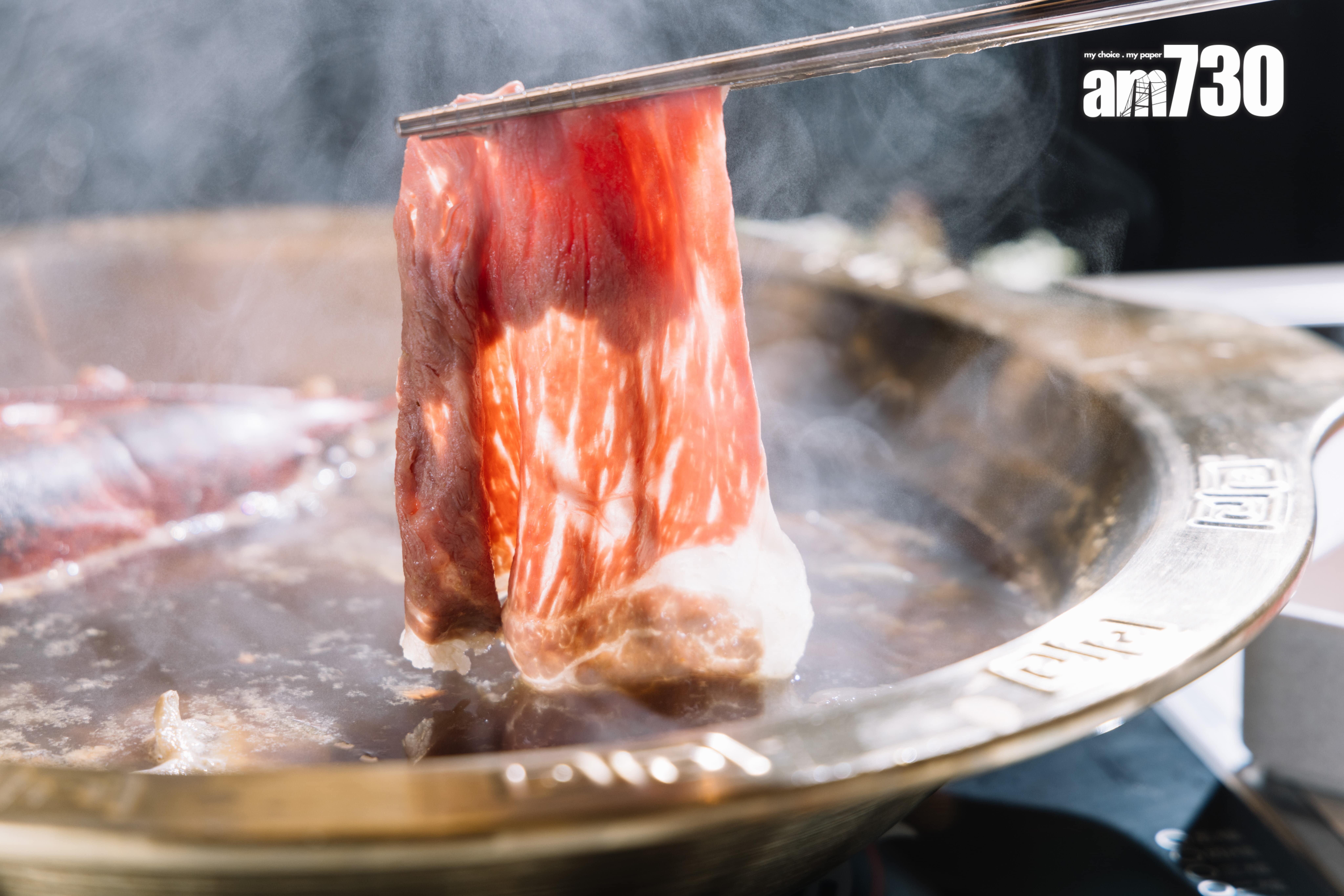 除了海鮮,更可任食澳洲M5和牛、美國牛肩胛片。