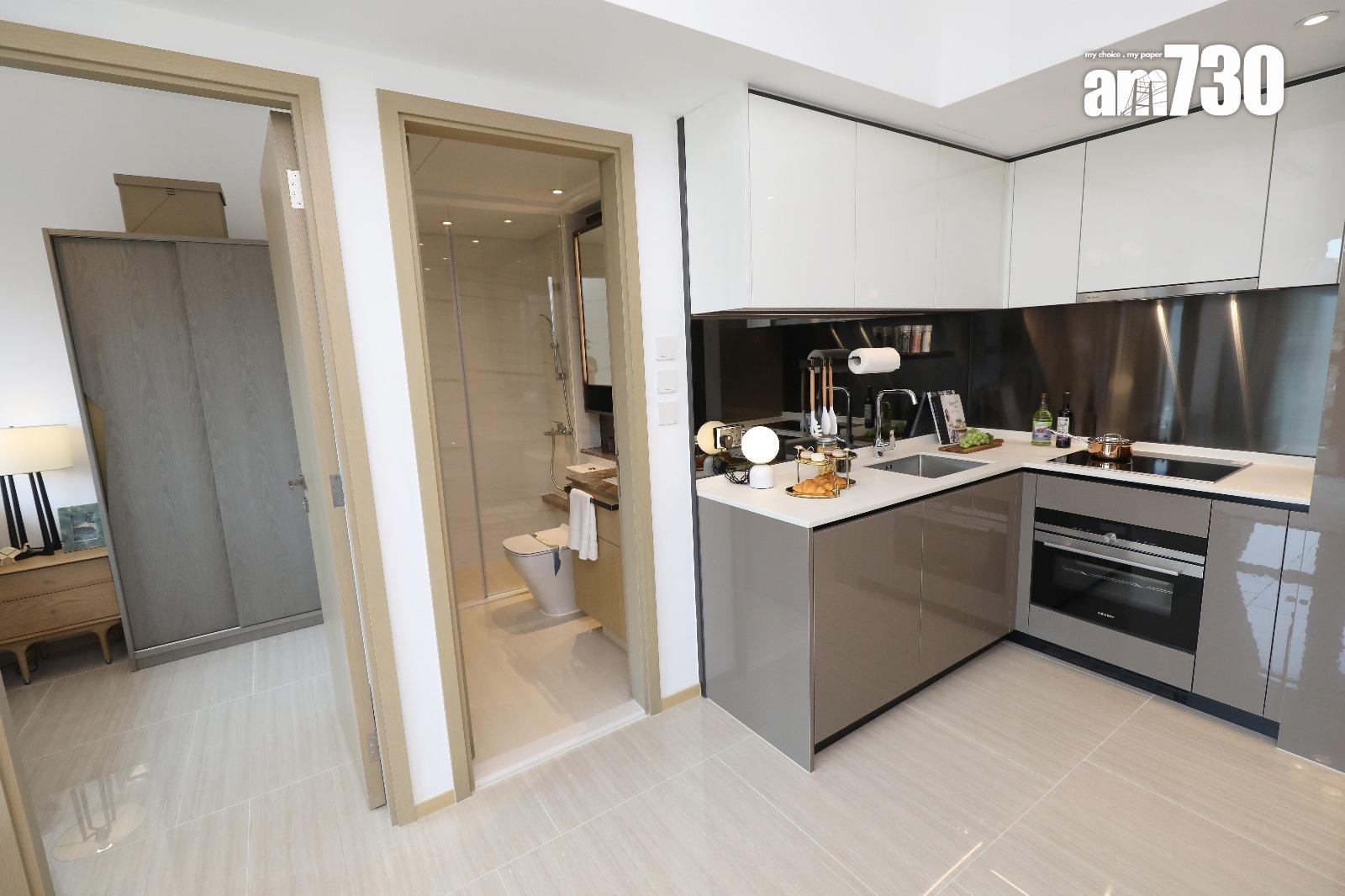 凱和山示範單位|385呎現樓連家具一房 樓高3.15米具空間感(多圖)|屯門新盤