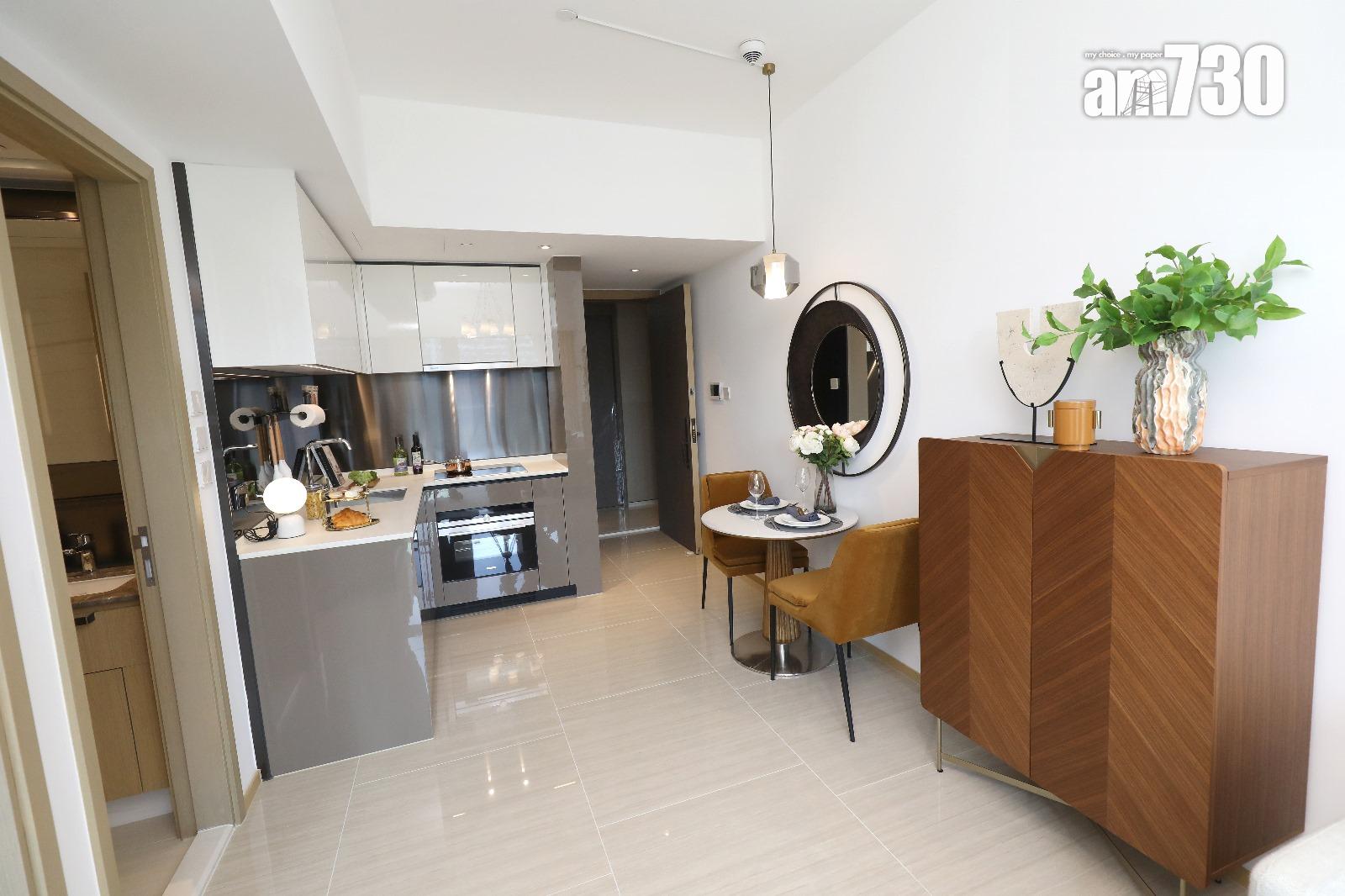 凱和山示範單位|385呎現樓連家具一房 樓高3.15米具空間感(多圖)|屯門新盤