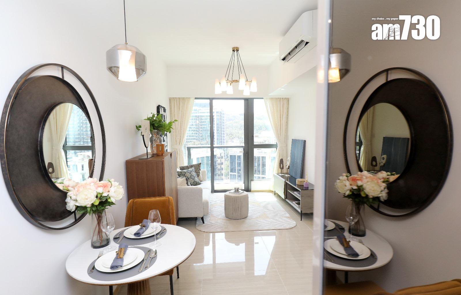 凱和山示範單位|385呎現樓連家具一房 樓高3.15米具空間感(多圖)|屯門新盤