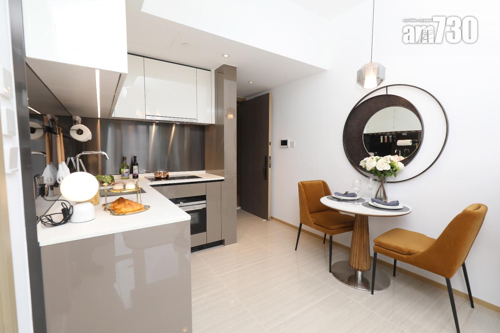 凱和山示範單位|385呎現樓連家具一房 樓高3.15米具空間感(多圖)|屯門新盤