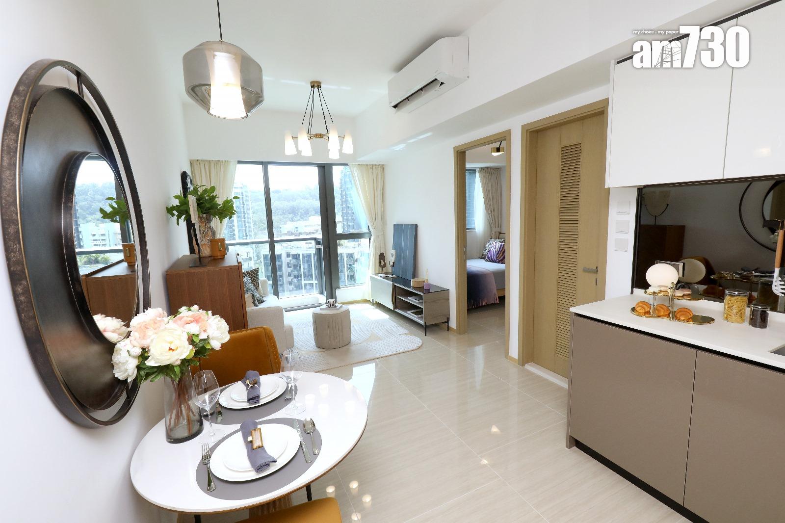 凱和山示範單位|385呎現樓連家具一房 樓高3.15米具空間感(多圖)|屯門新盤