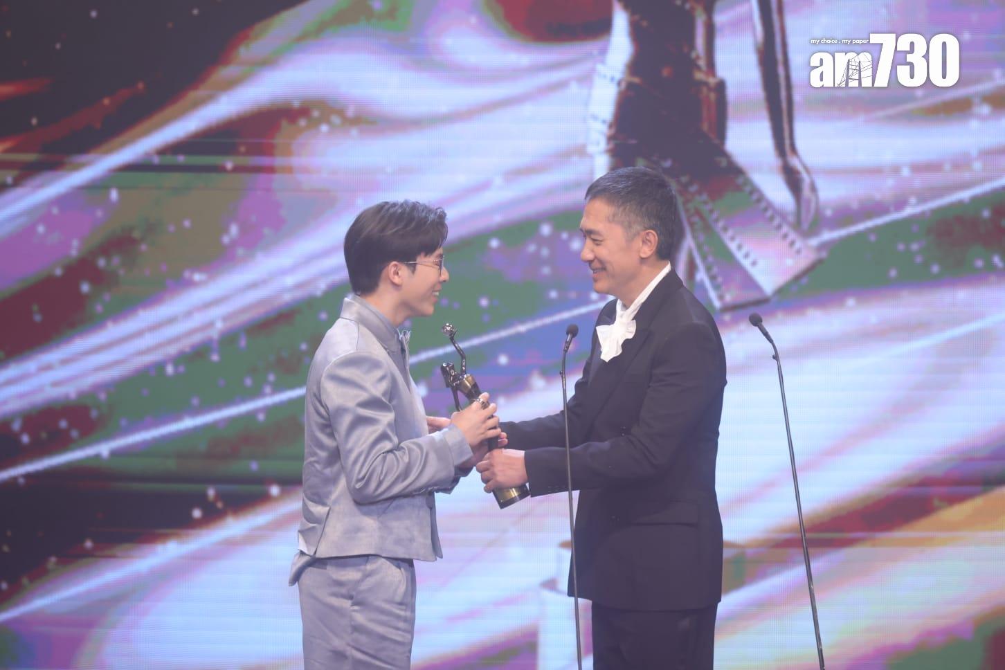 「最佳新演員」由《爸爸》的蘇文濤奪得。(吳康琦攝)