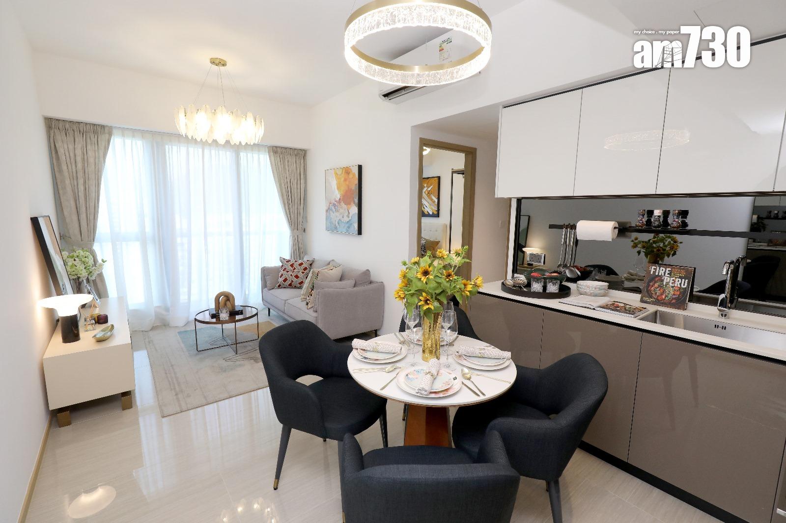 凱和山示範單位|485呎現樓兩房 廳房同向欣賞開揚景觀(多圖)|屯門新盤