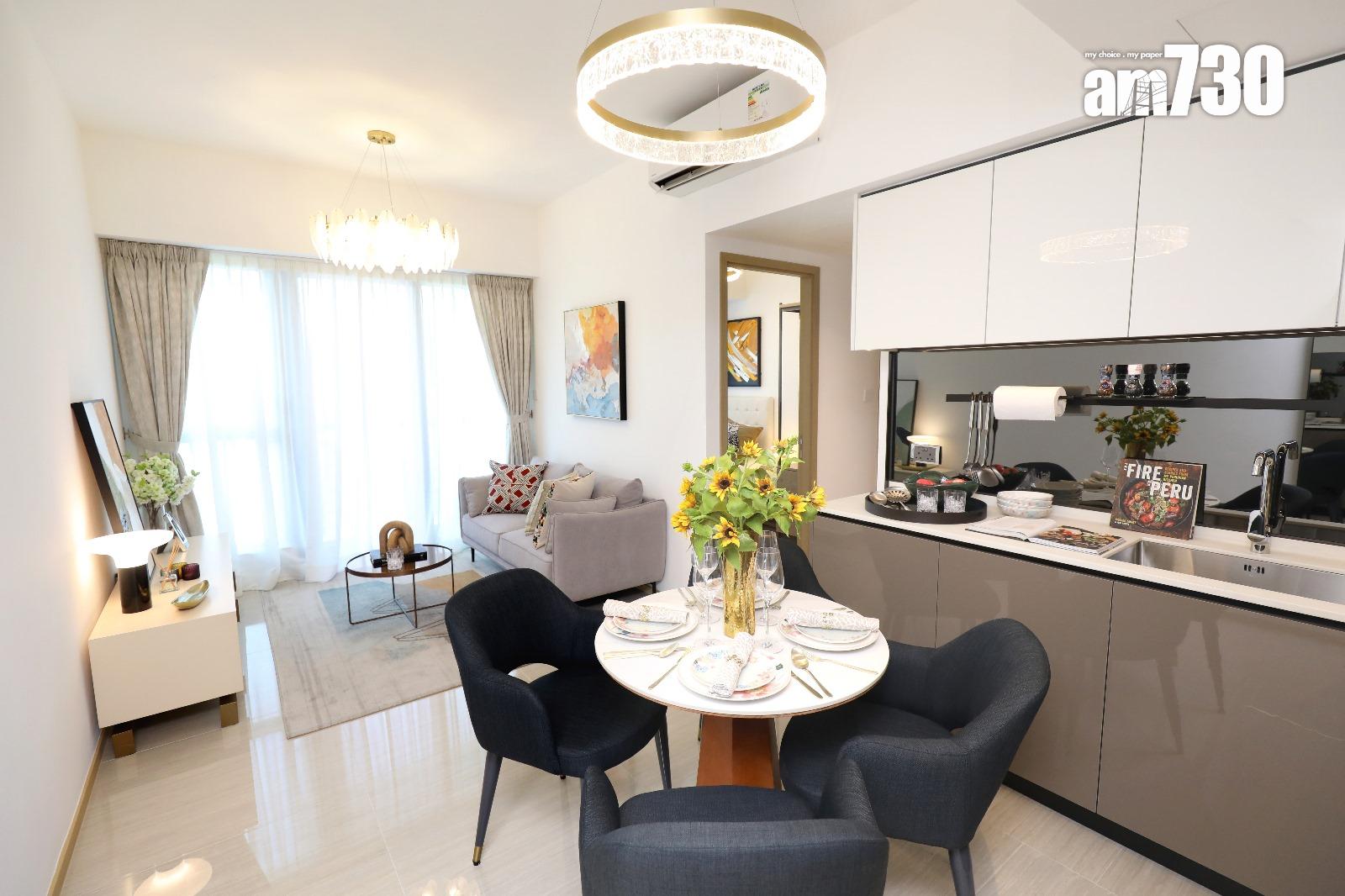 凱和山示範單位|485呎現樓兩房 廳房同向欣賞開揚景觀(多圖)|屯門新盤