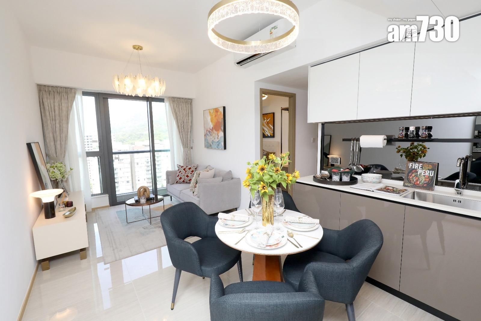 凱和山示範單位|485呎現樓兩房 廳房同向欣賞開揚景觀(多圖)|屯門新盤