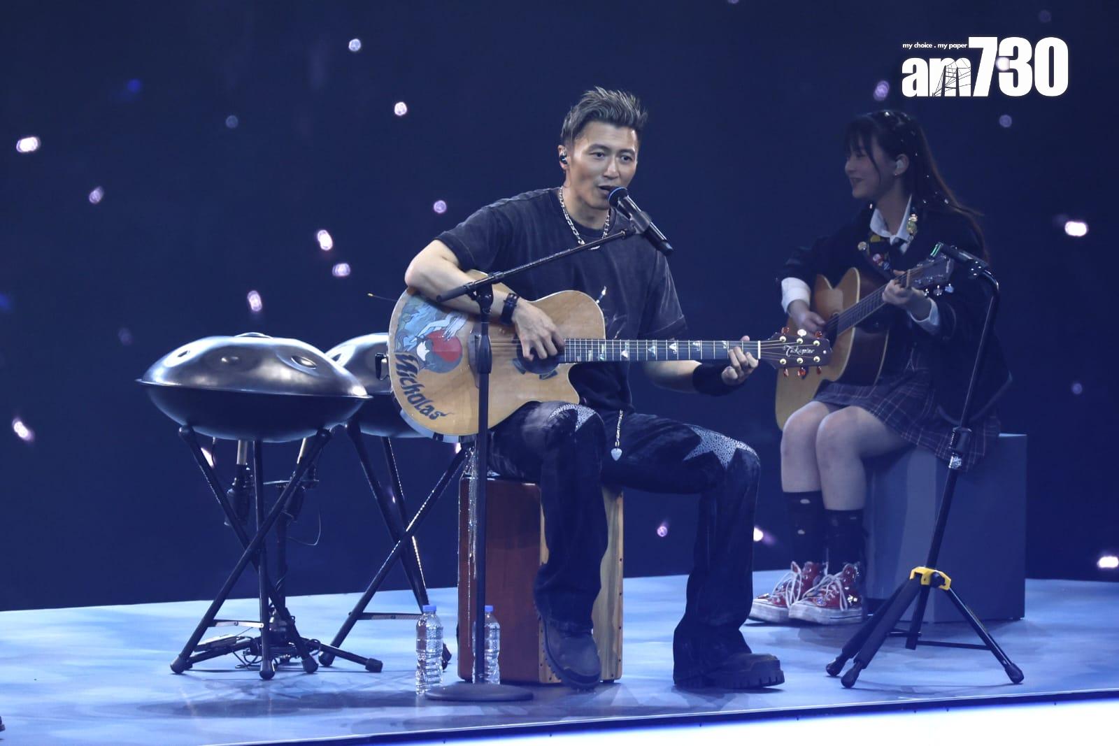 霆鋒尾場加唱《壞習慣》令歌迷大呼驚喜! (娛樂組攝)