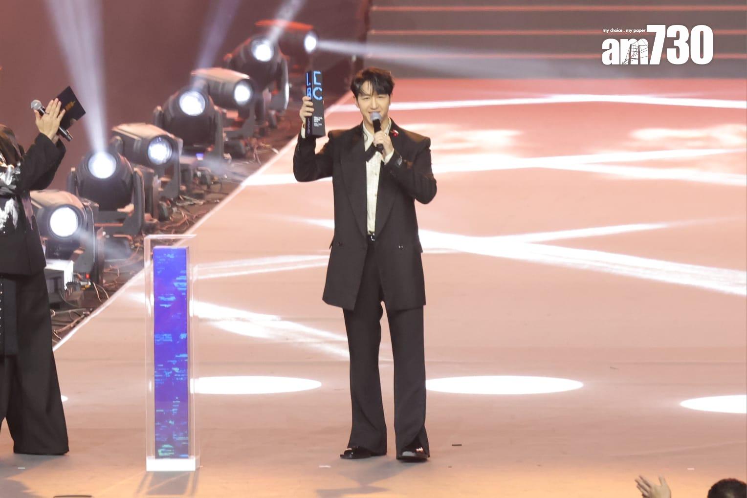 馮允謙憑《會再見的》奪「音樂第一歌曲獎(流行歌曲)」。(吳康琦攝)