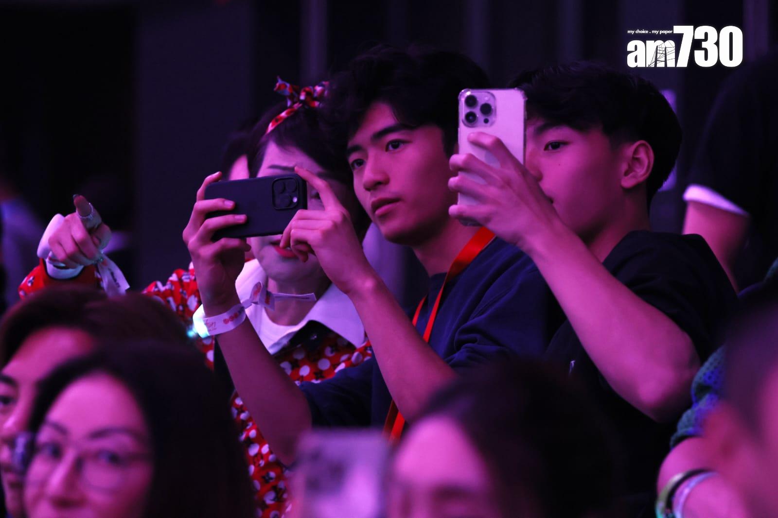 狄波拉、Lucas、Quintus三嫲孫sweet爆睇騷。 (娛樂組攝)