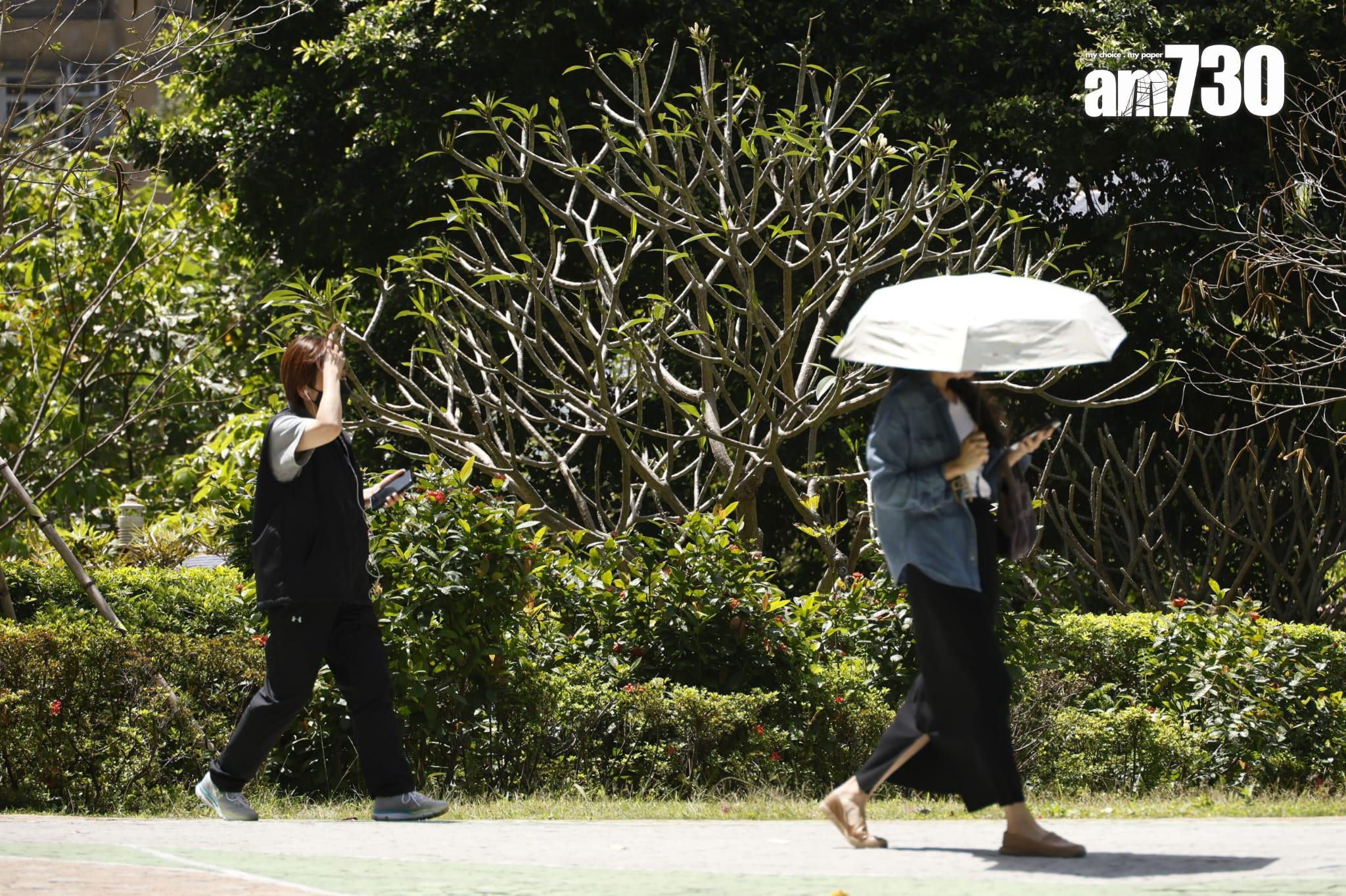 天文台發出酷熱天氣警告(林俊源攝)