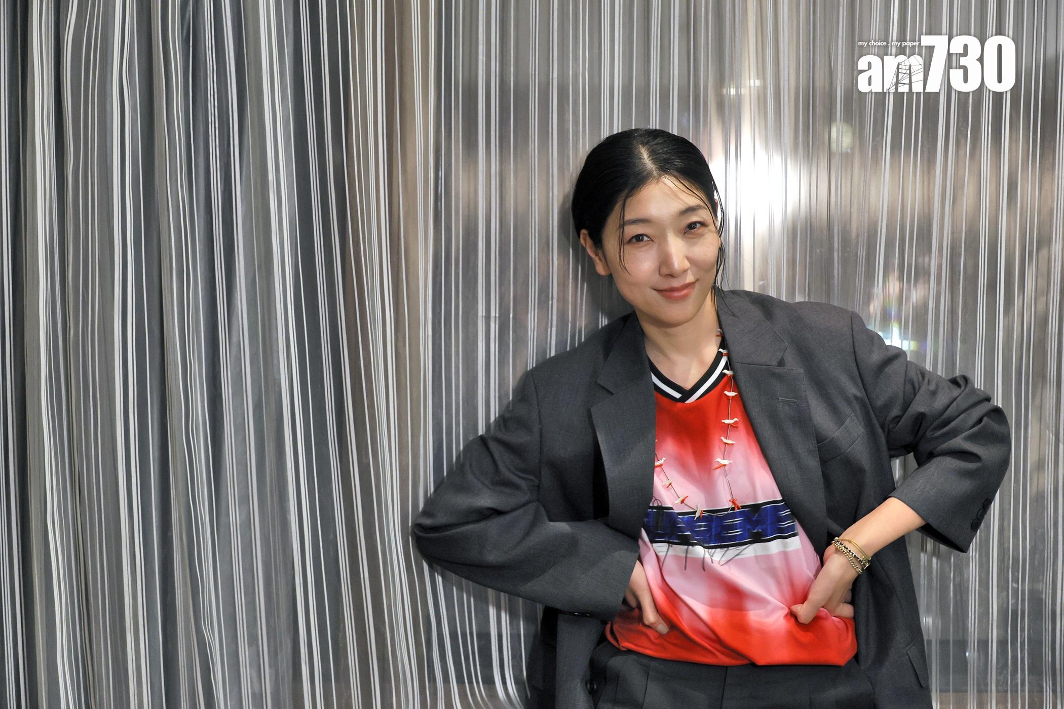 安藤櫻忽發奇想,想化身蜘蛛俠飛越香港城市。(林俊源攝)