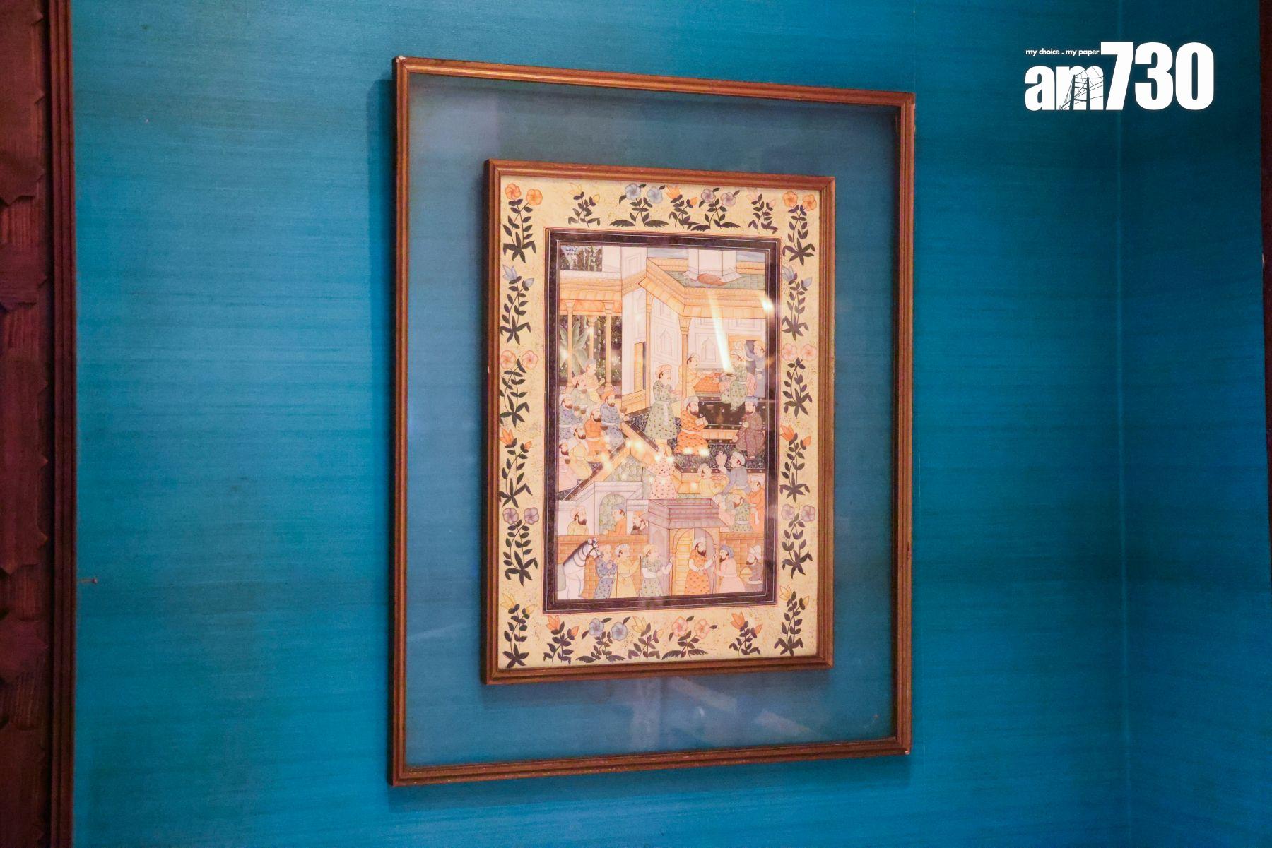 50年來仍懸掛的印度民族風油畫。