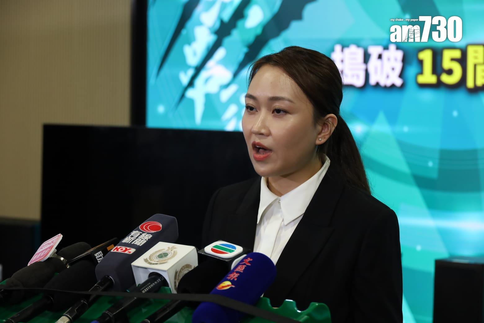 香港海關版權及商標調查科、版權及商標科技罪案調查組調查主任文玉瑩指,被捕人一般會出現兩種犯案手法。(鍾式明攝)