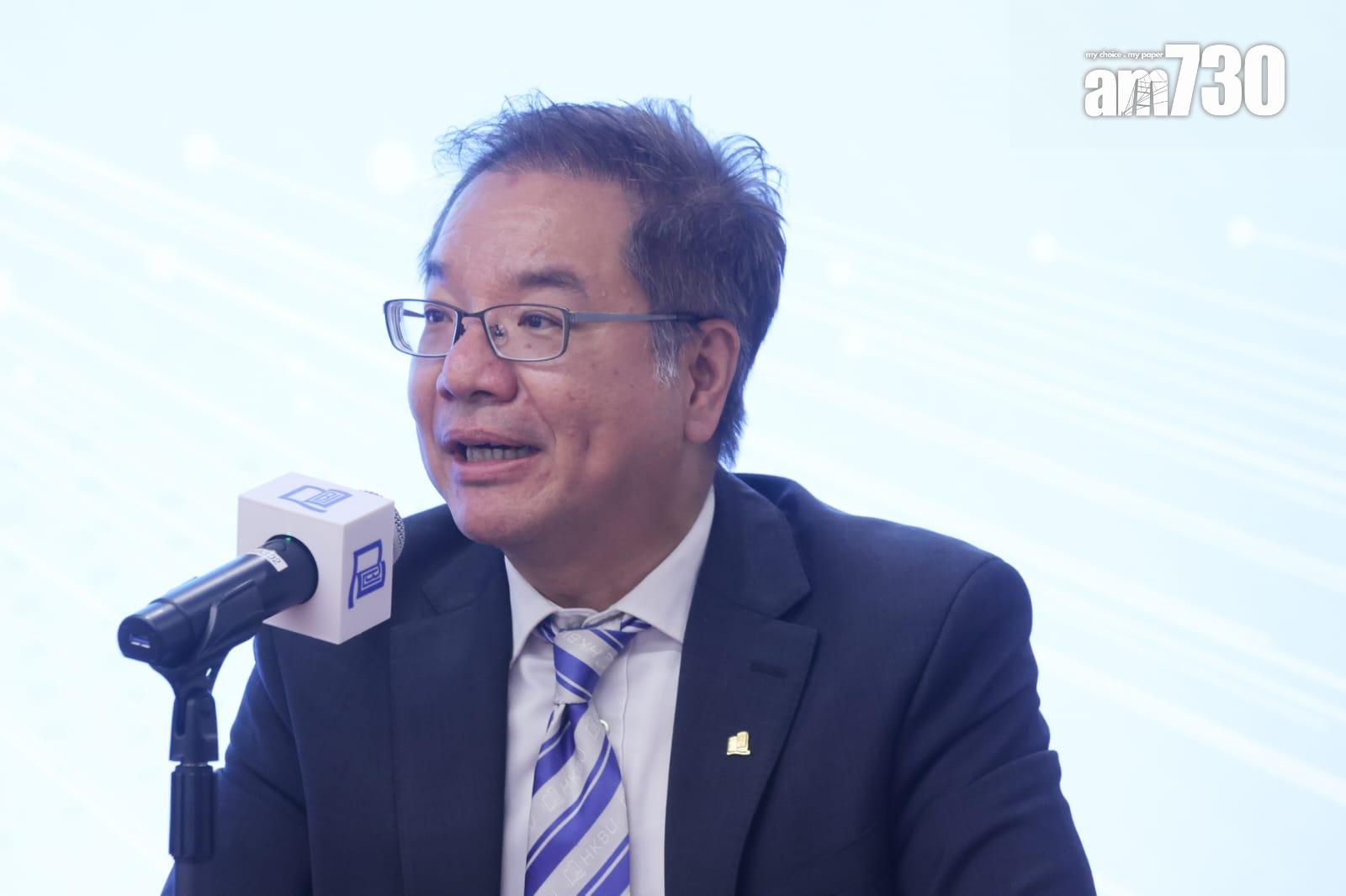 浸大暫任首席創新總監劉樂庭教授。(吳康琦攝)