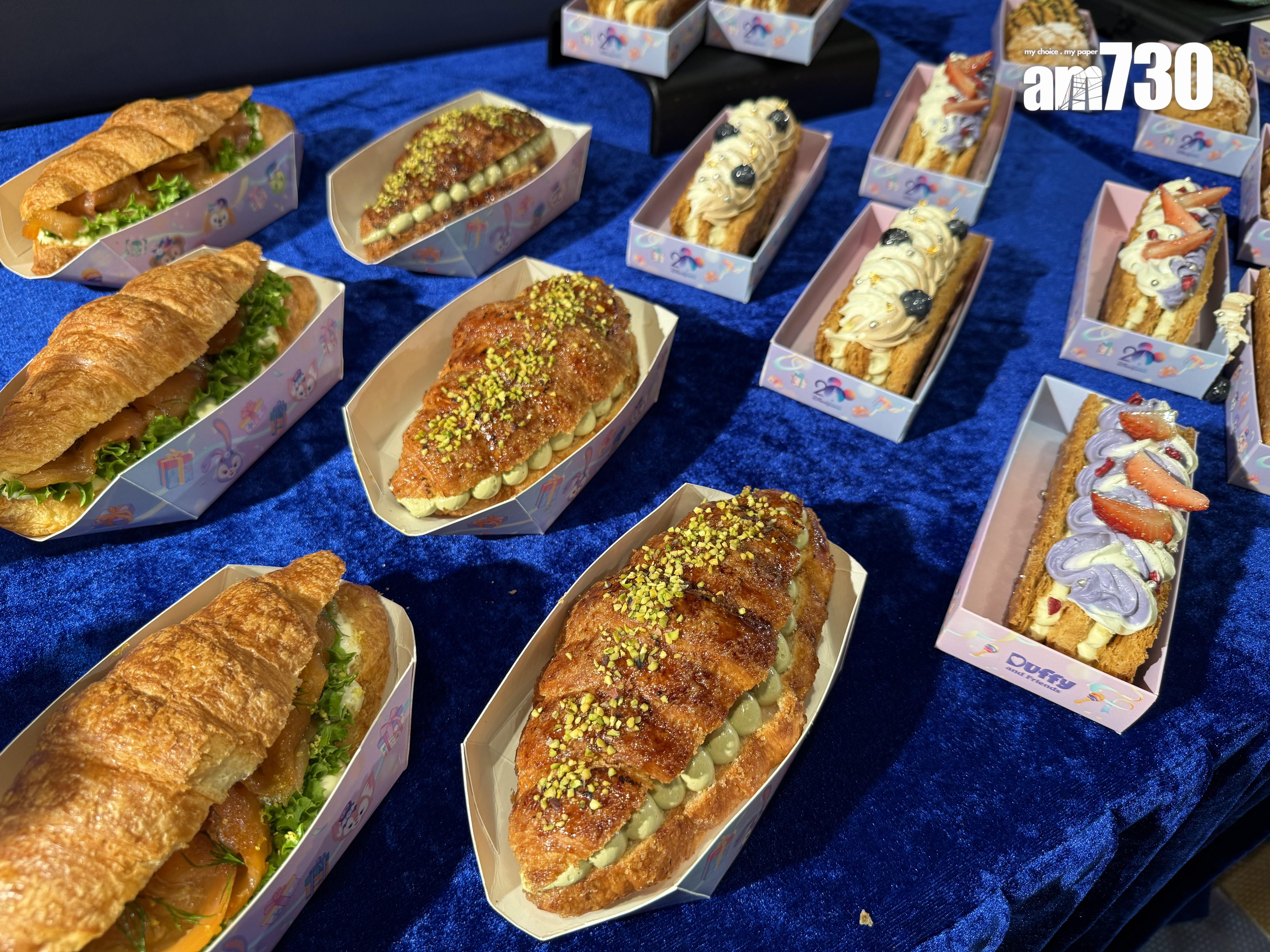 大街餅店發售的餐點。