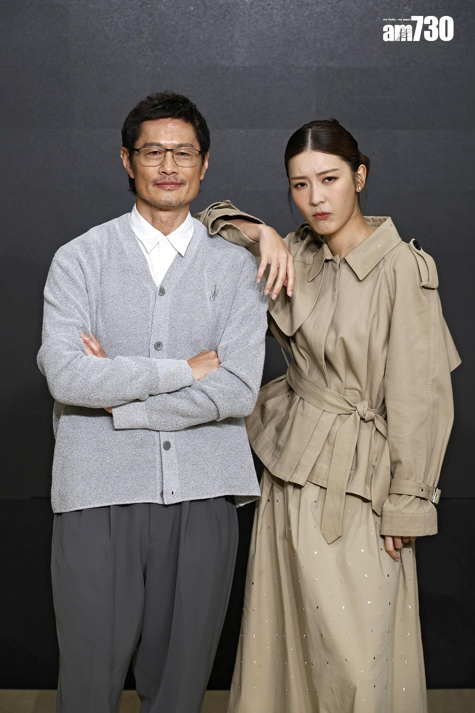 余香凝在《麻甩媽咪》要扮麻甩,感激黃德斌示範和提供意見。(林俊源攝)