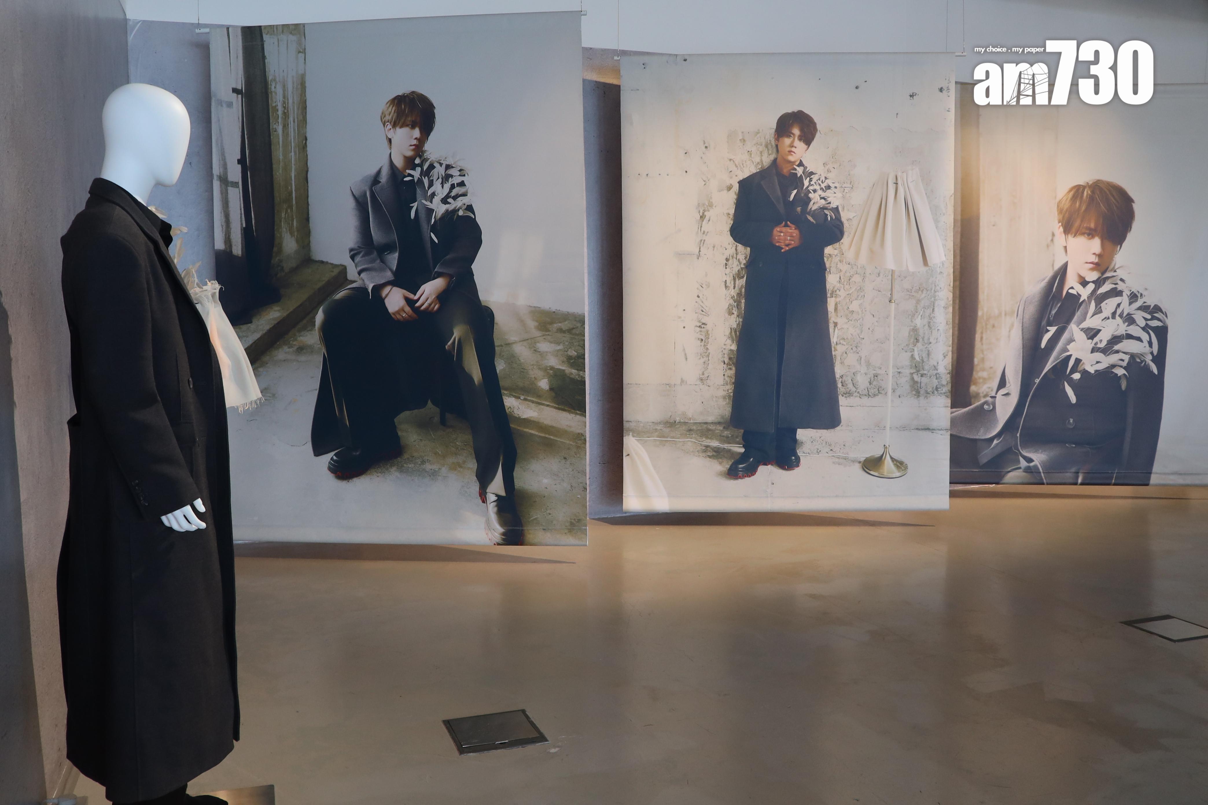 姜濤服飾及相片展覽「The Keung’s Galleria」,展現姜濤冷峻有型的一面。(娛樂組攝)