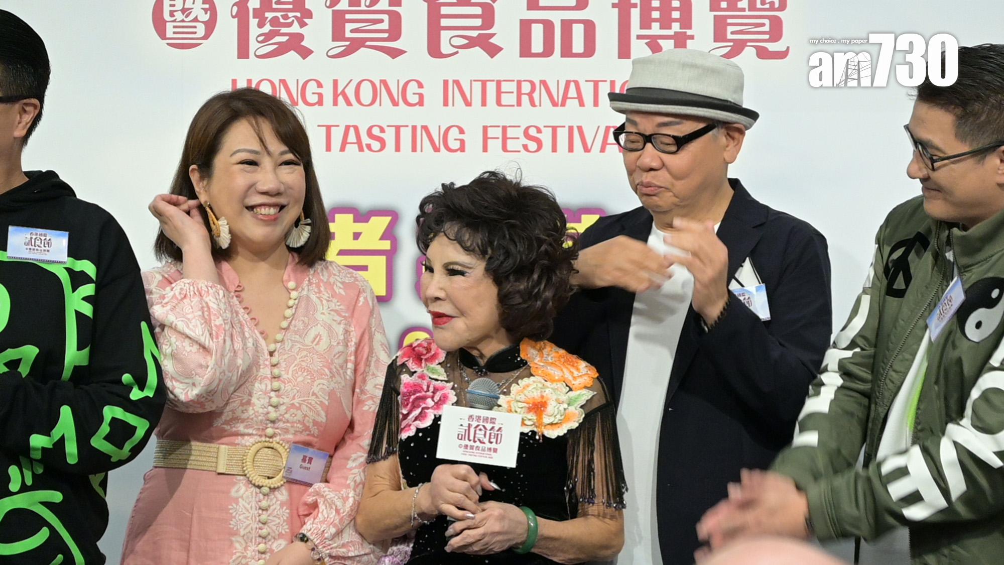 黃夏蕙原來第一次到會展唱歌。(娛樂組攝)