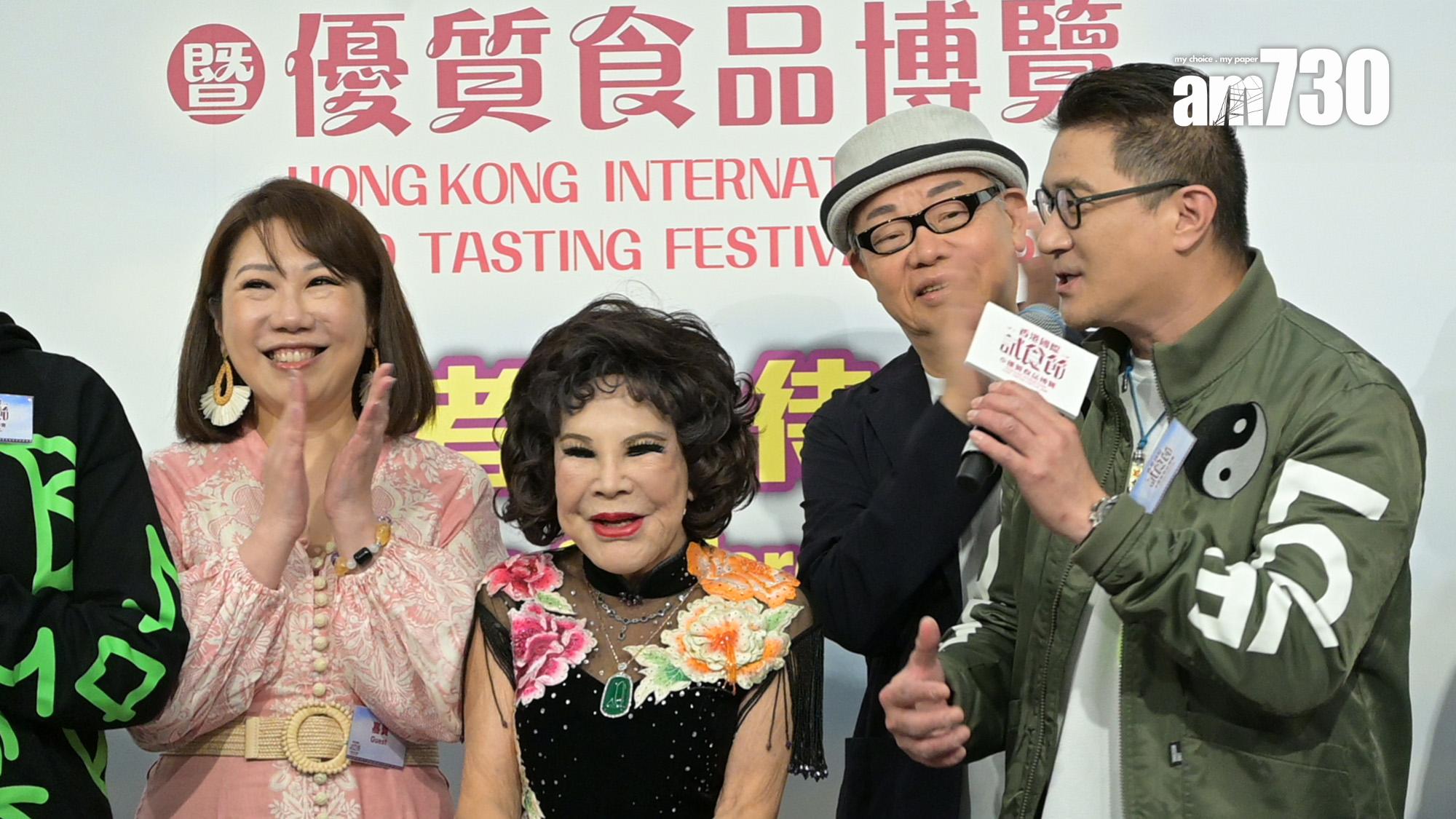 黃夏蕙原來第一次到會展唱歌。(娛樂組攝)