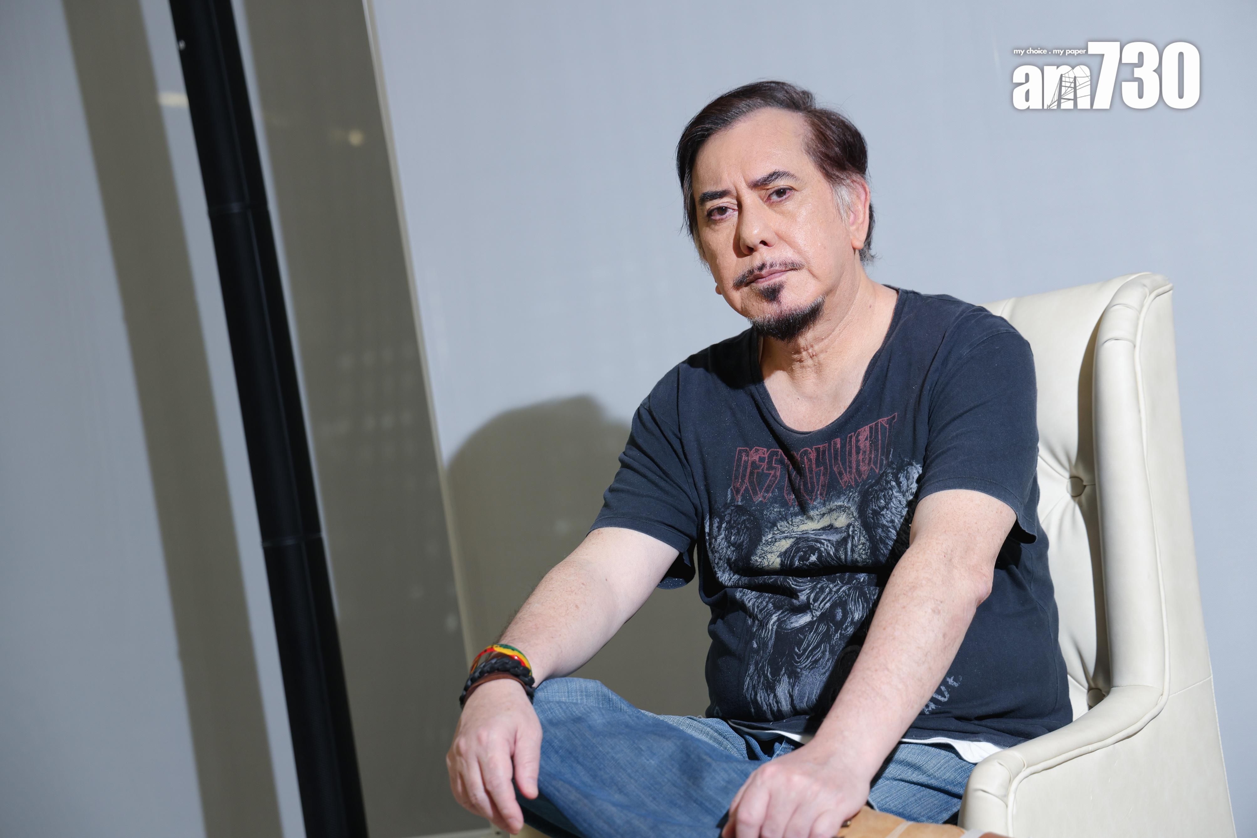 黃秋生黃秋生無心插柳闖樂壇,自評昔日作品,有彈有讚。(吳康琦攝)