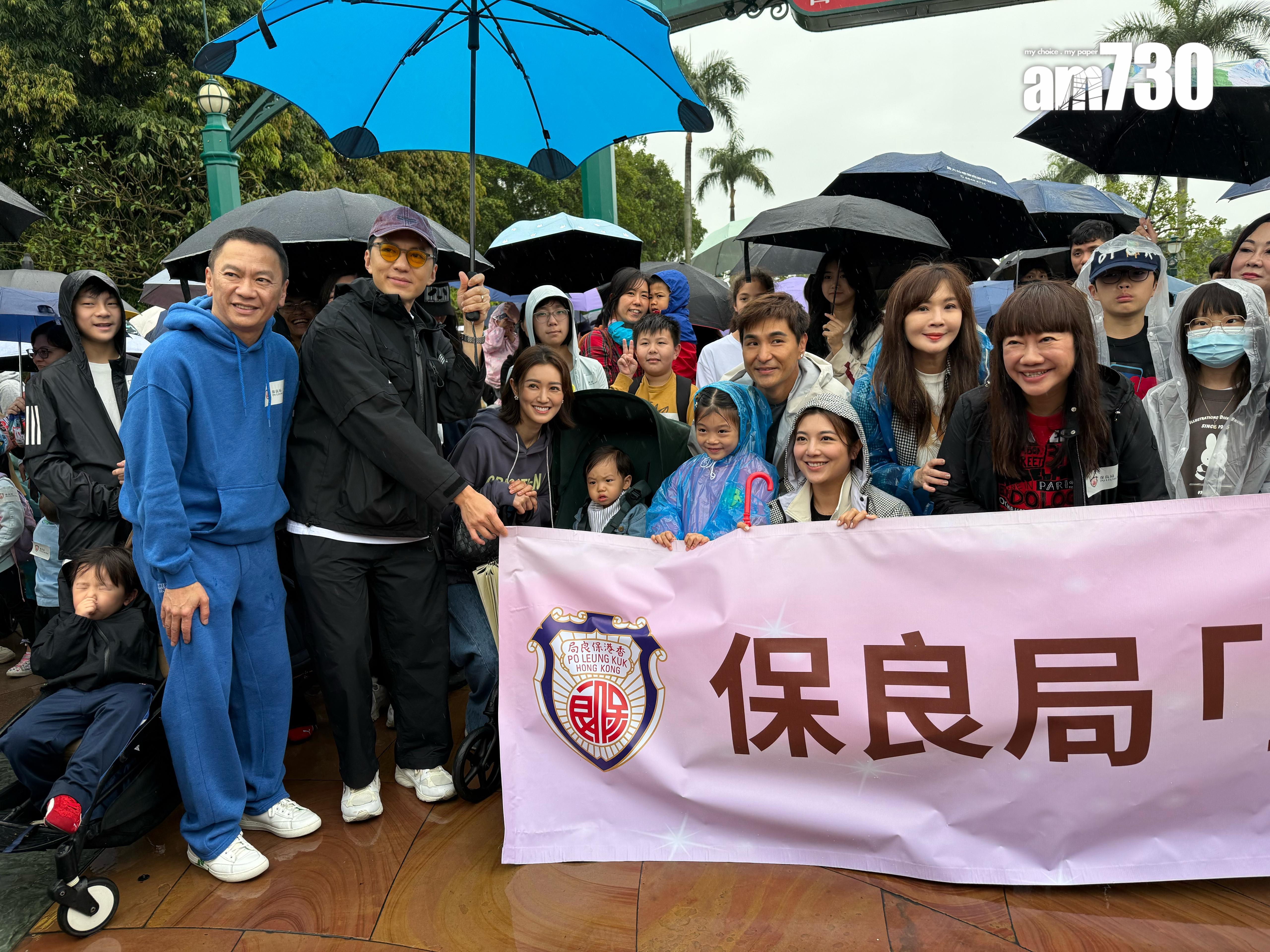 袁偉豪表示現時會充當保鏢及保母,寶兒表示老公孭起成頭家。(娛樂組攝)