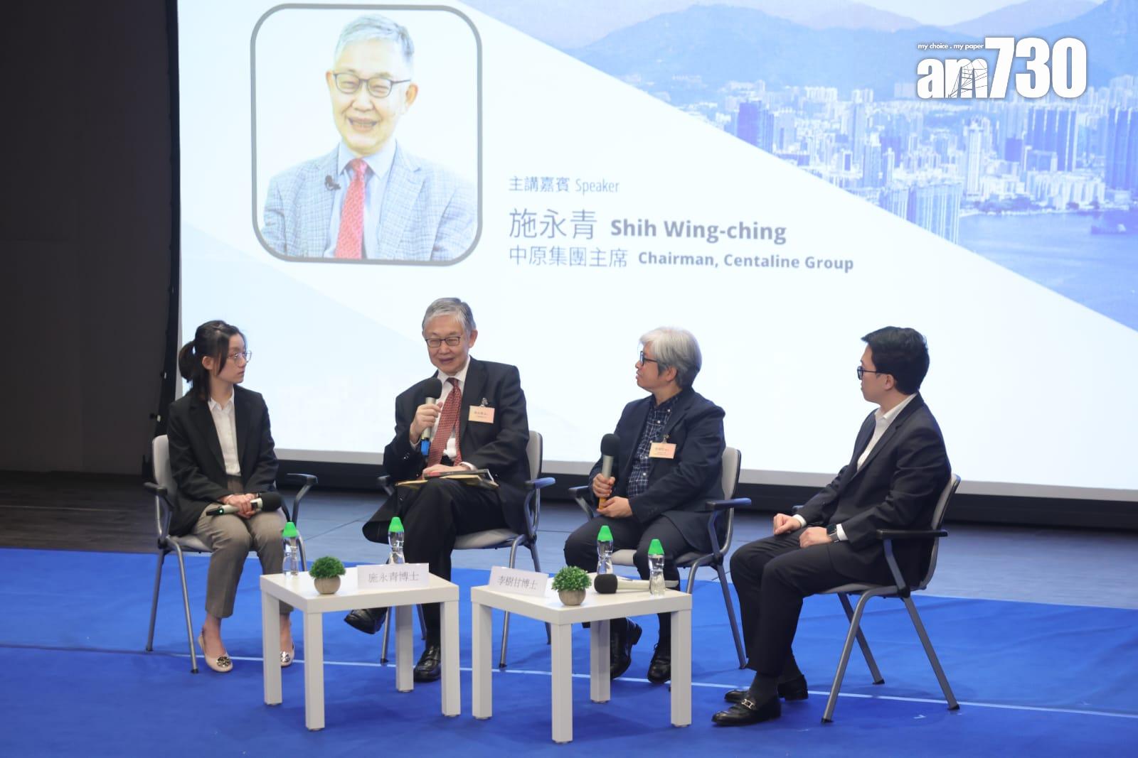 施永青分享到,當時成立家族基金,最初是要設計章程。(吳康琦攝)