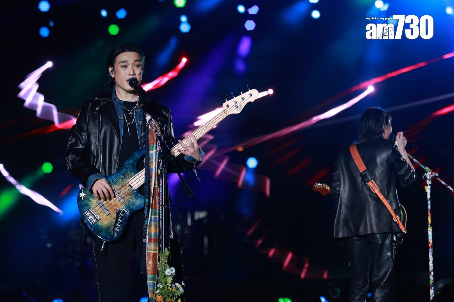 Jer柳應廷化身band仔rock爆舞台。(羅錦鴻攝)