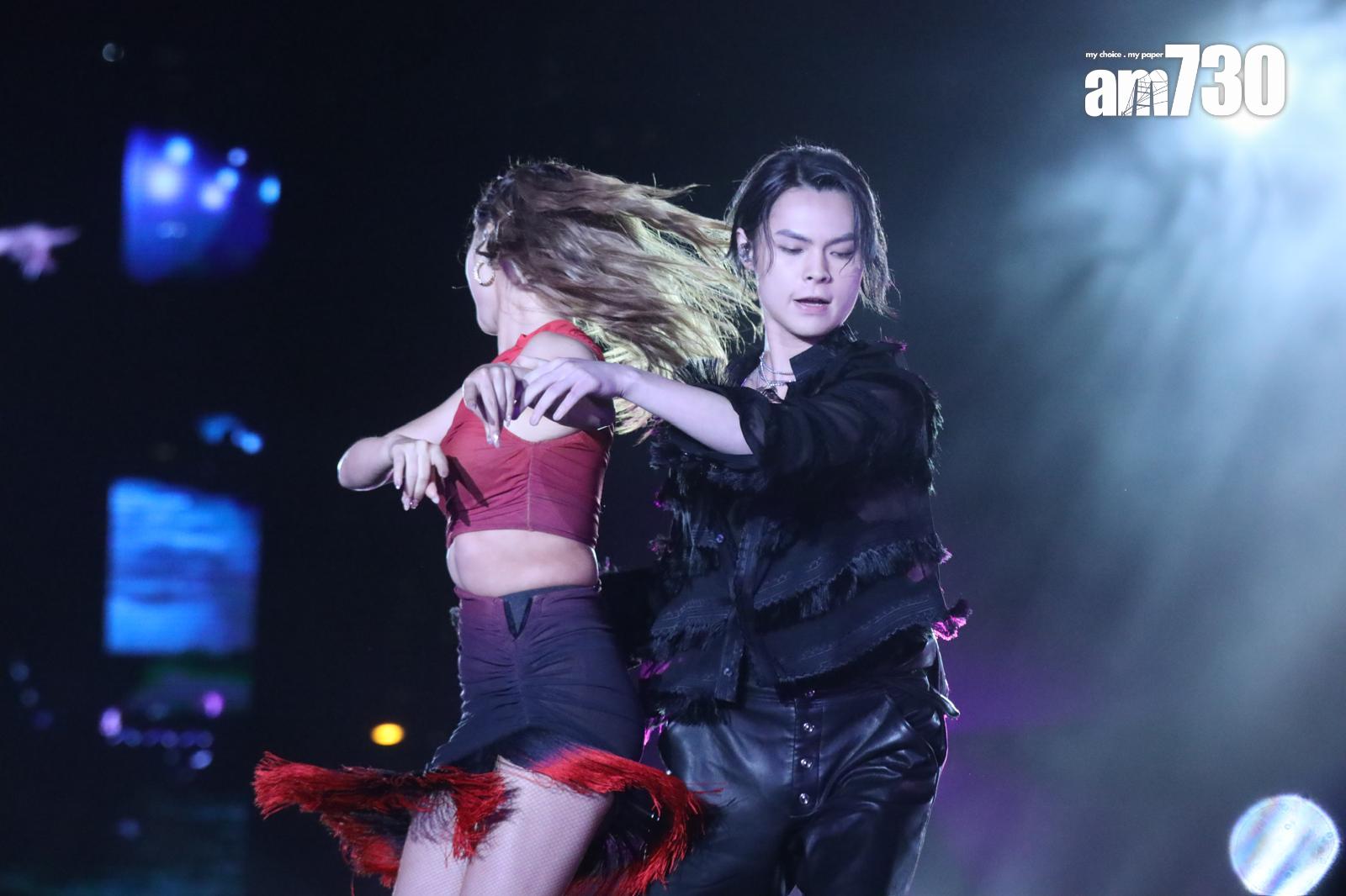 Tiger邱傲然再跳最拿手的拉丁舞。(娛樂組攝)