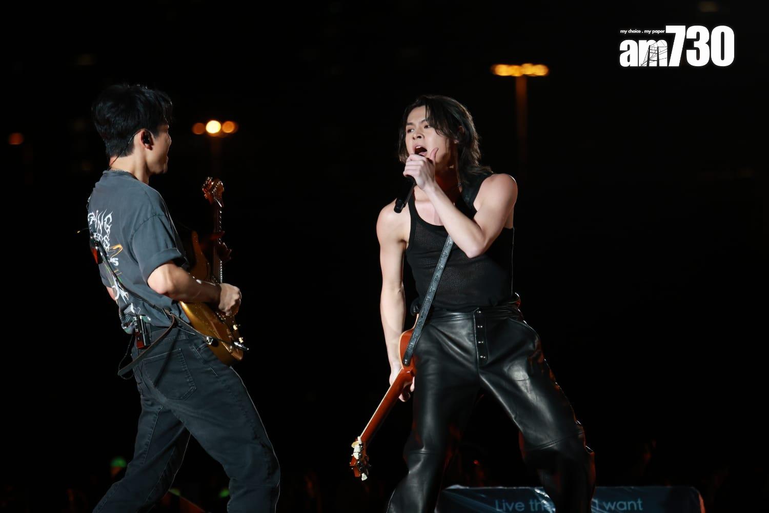 陳卓賢Ian在《Wild and Gentle Live 2025》演唱會solo環節,負責Wild部分。(羅錦鴻攝)