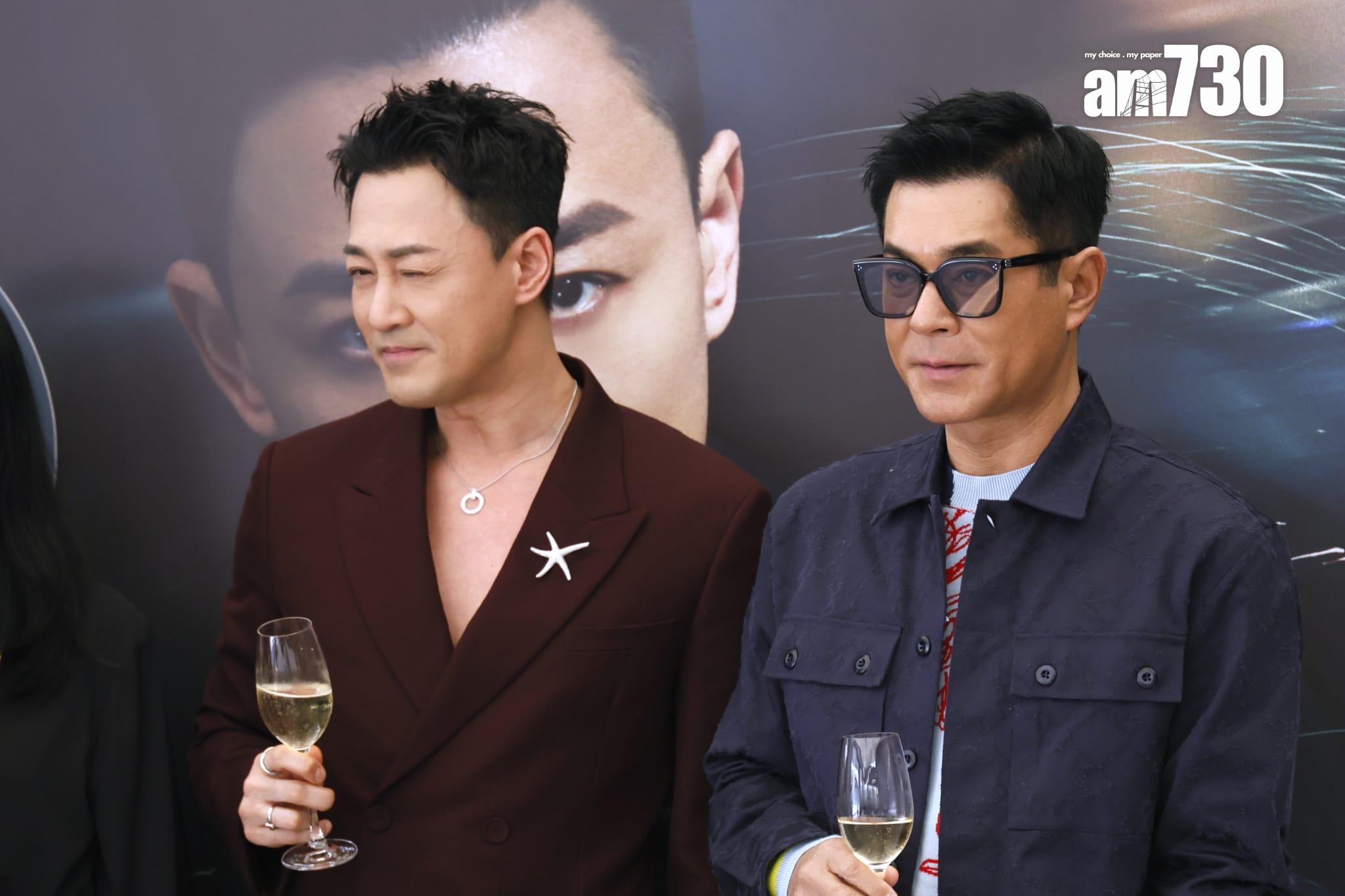 林峯演唱會舉行記招。(林俊源攝)