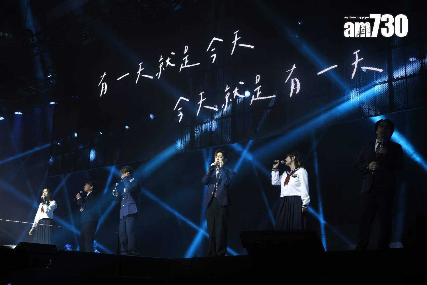 6膠特地為《膠戰 RUN FOR YOUR LIVE》製作新歌《To 膠 ther》,完場前送給入場Fans。(林俊源攝)