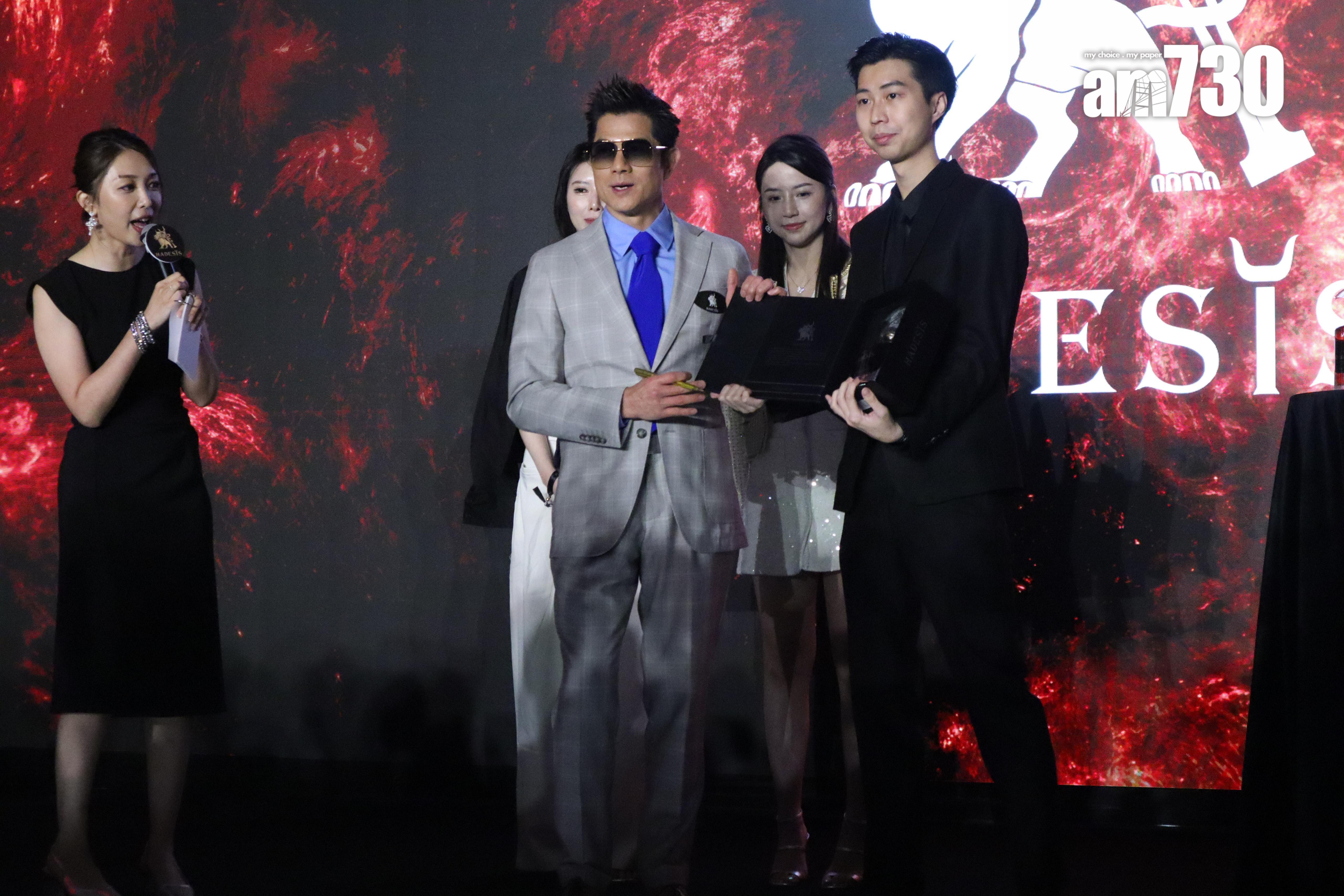 郭富城感謝各界關心老婆早前米蘭被搶手袋手機證件全失一事。(娛樂組攝)