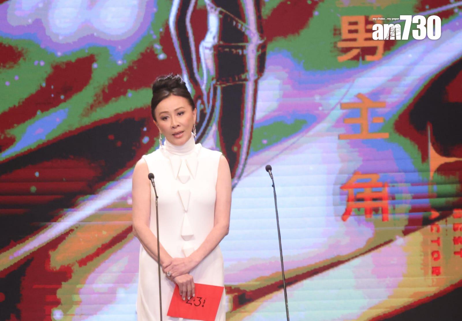 劉嘉玲頒擔任獎嘉賓,再次負責頒發最佳男主角。 (吳康琦攝)