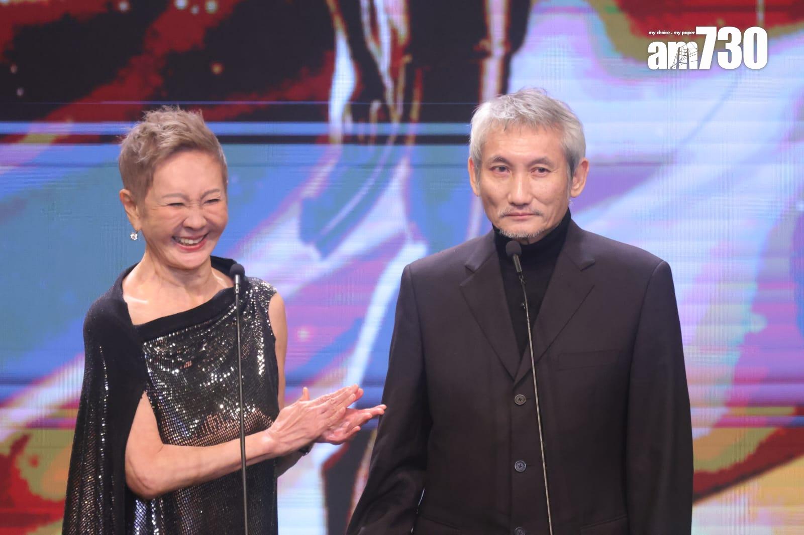 大會今年向徐克與施南生頒發終身成就獎。 (吳康琦攝)