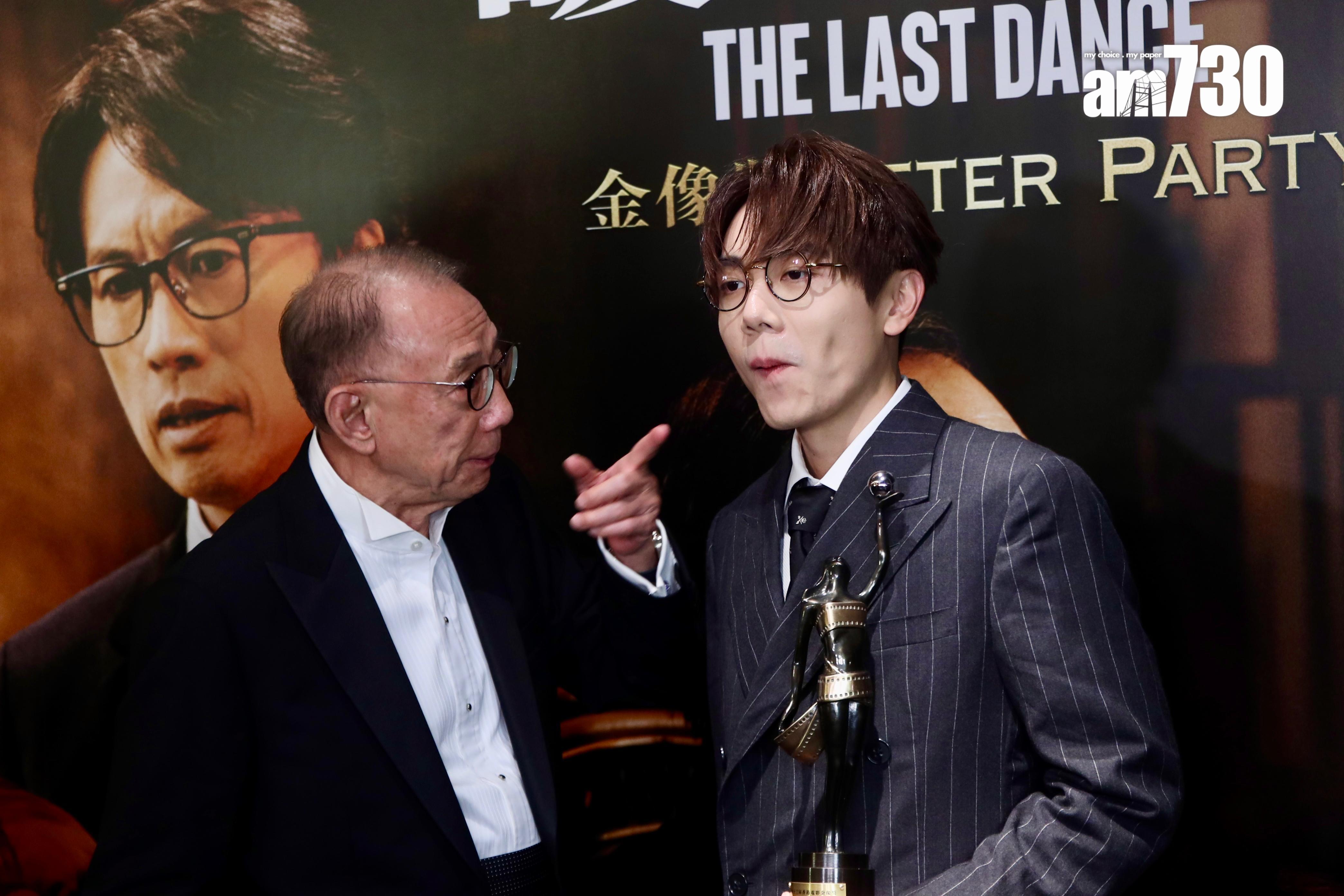 楊受成非常認真,再三追問林家謙會否簽約。(娛樂組攝)