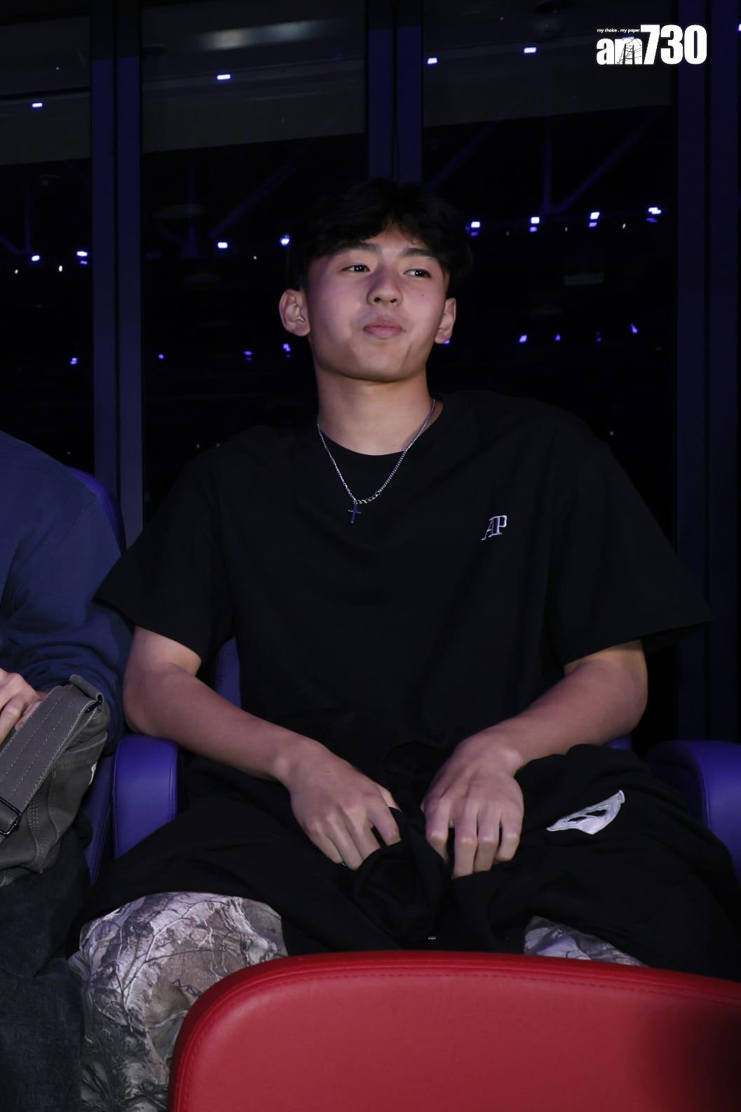 霆鋒14歲細仔謝振南。 (娛樂組攝)