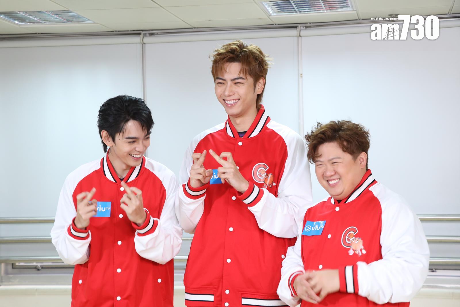 193、肥仔和George再次以「PUZZ!3」限定組合形式受訪,大開黃腔,全程爆笑。(娛樂組攝)