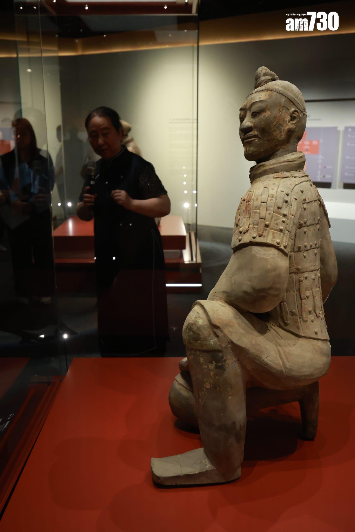 「香港賽馬會呈獻系列:天下一統—陝西秦漢文明展」。(羅錦鴻攝)