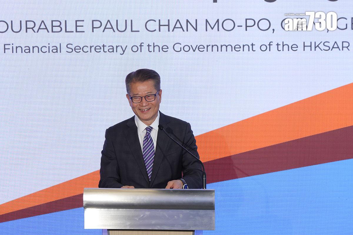 陳茂波指,美國的霸凌行徑和單邊主義仍將困擾全球經濟前景。(資料圖片/吳康琦攝)