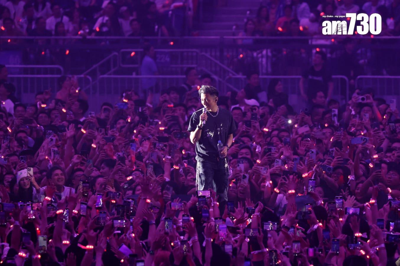 霆鋒四場個唱共多逾17萬人捧場。 (娛樂組攝)