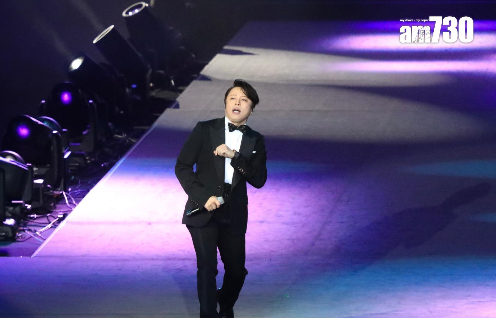 「教主」西川貴教憑精湛歌藝炒熱全場氣氛。 (娛樂組攝)