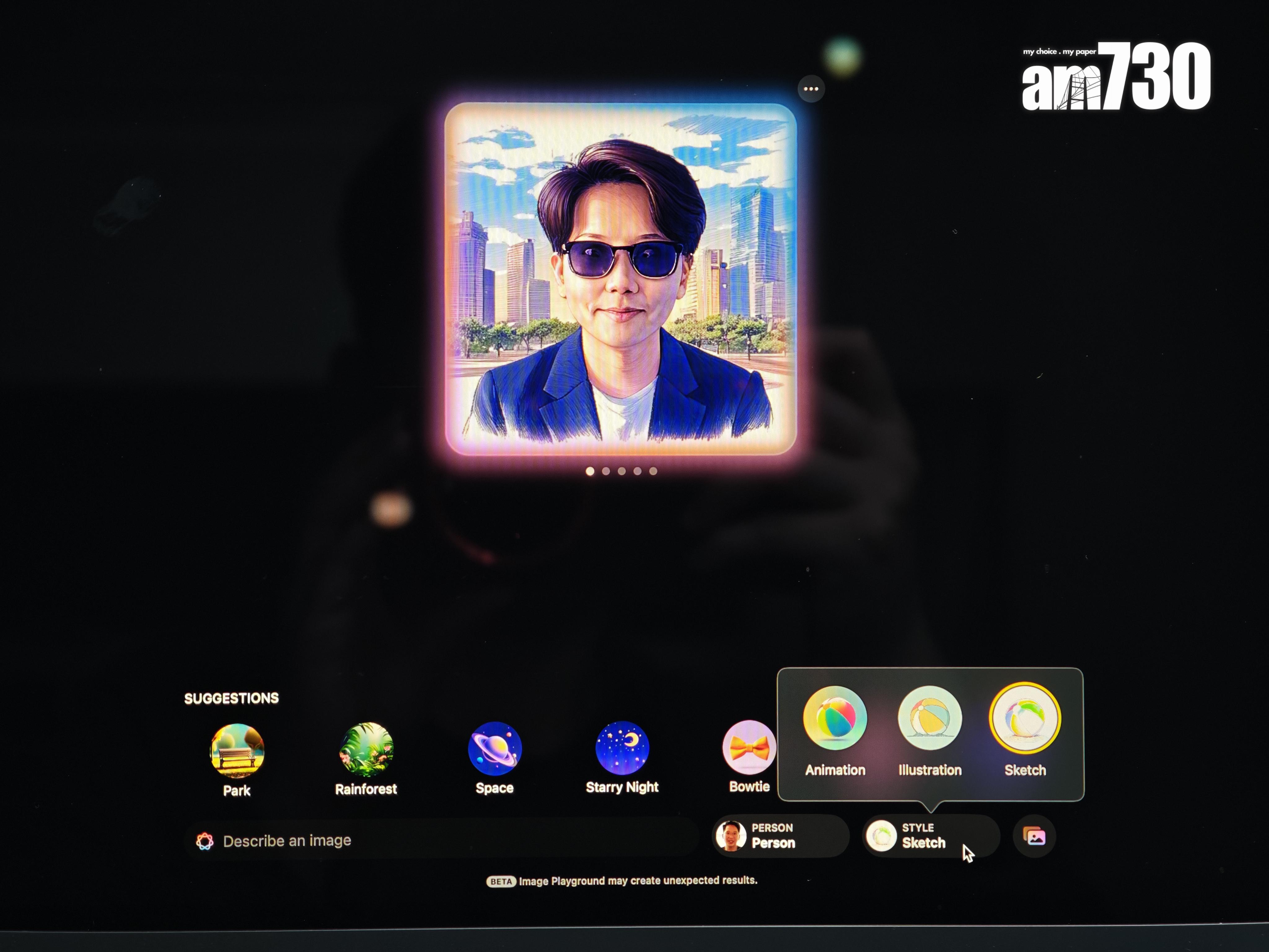 全新素描(Sketch)風格更加寫實。