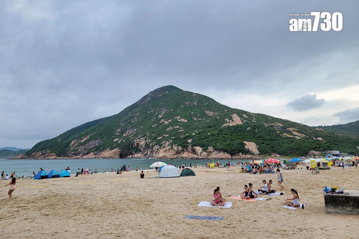 石澳泳灘水質維持「良好」評級。(資料圖片/林俊源攝)